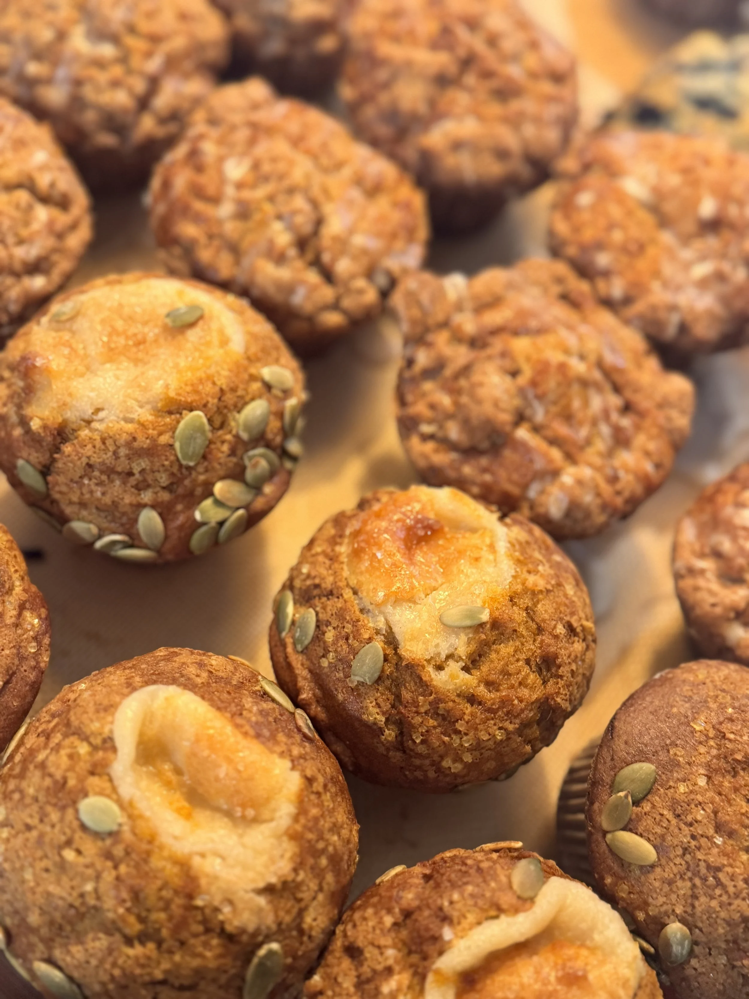 Made from scratch muffins, catering, wholesale, events