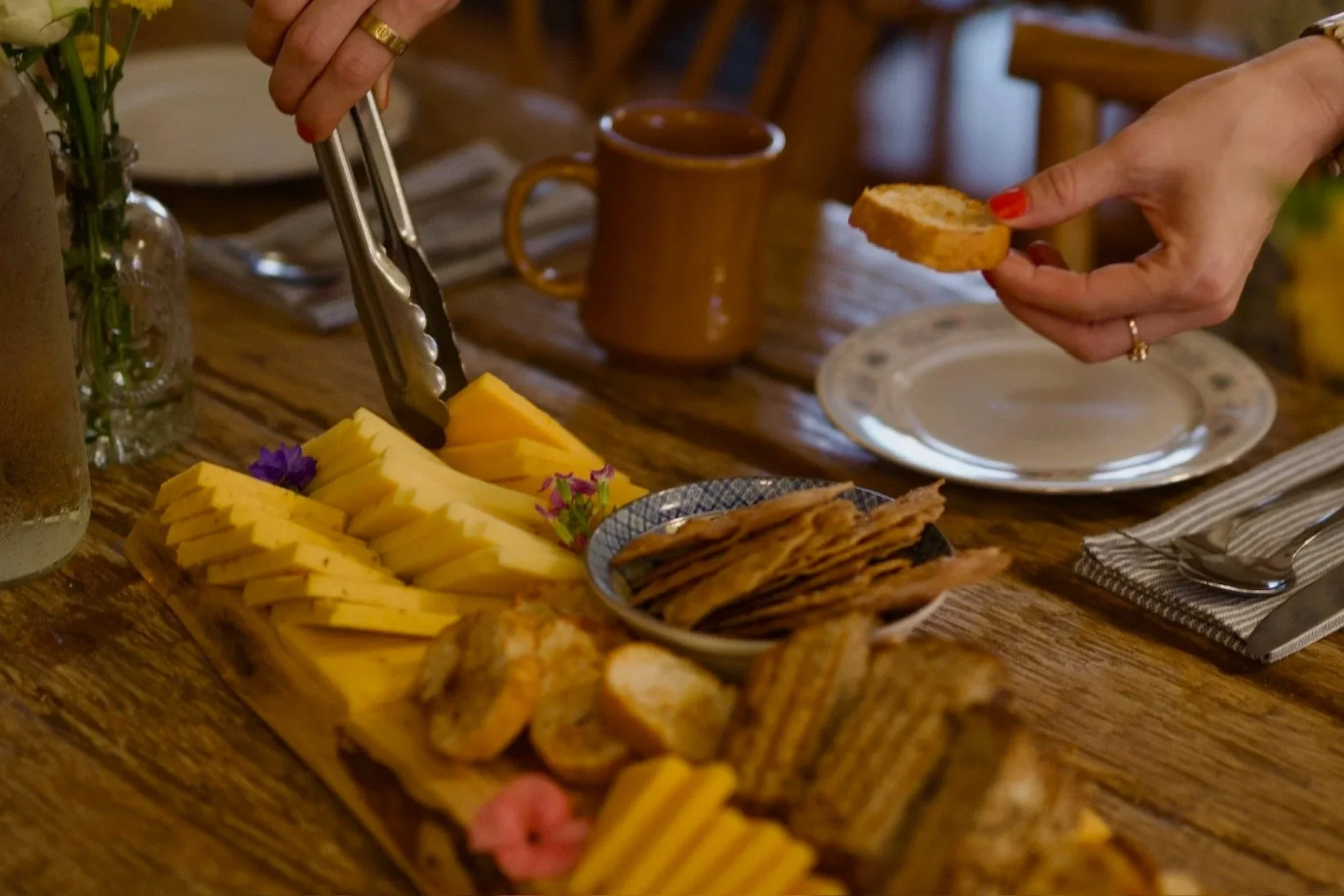 Local coffee and pastry board for private events