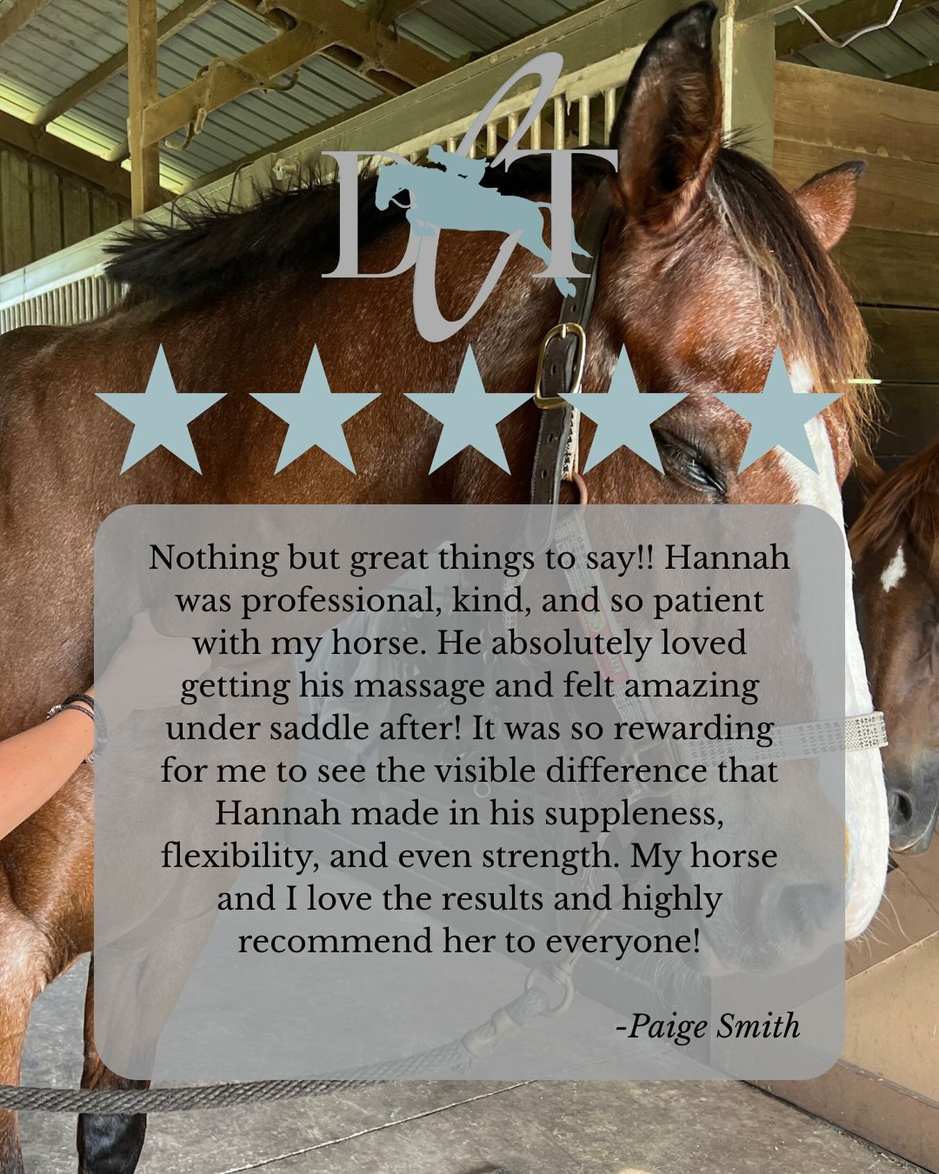 Thank you Paige for this incredible review! If you want your horse to experience the same results, book now with Dixie Creek Equine Therapy today! ❤️🐴 #cemt #dixiecreekequinetherapy #equinemassage #equinetherapy #horsehealth