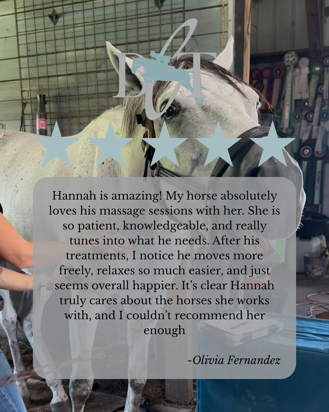 Huge thanks to Olivia and Sophie for the amazing reviews! It means so much to know your horses are feeling their best — that’s what it’s all about! β€οΈπ΄
Dixie Creek Equine Therapy is now accepting new clients!β¨β¨Book your horse&rsquo