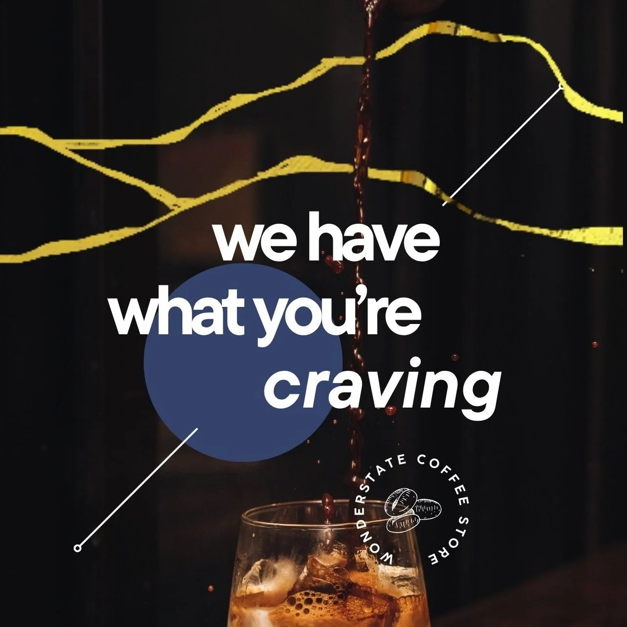 A bold, minimalist post to boost in-store and Instagram engagement.