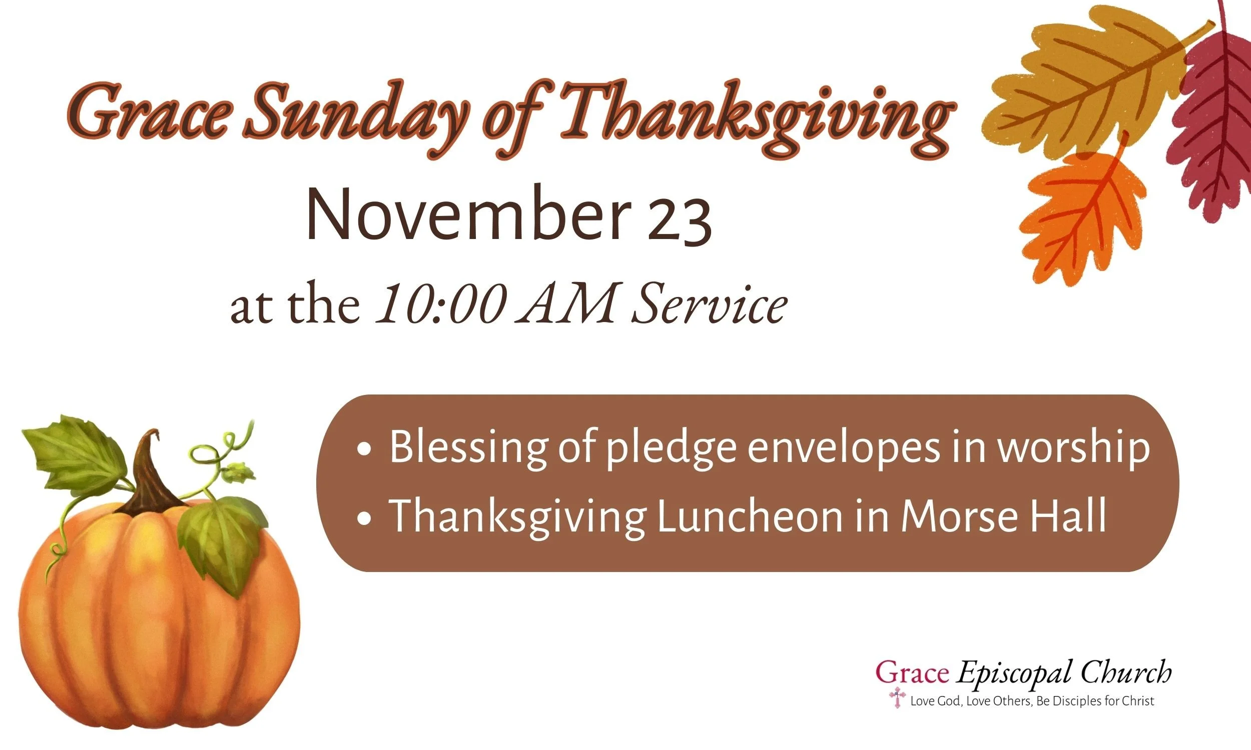 Grace Sunday of Thanksgiving