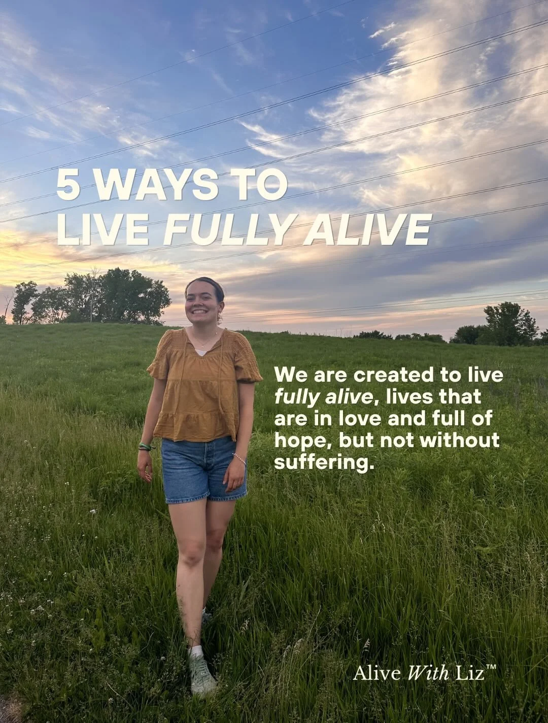 These are five ways I&rsquo;ve discovered to help me live fully alive!!☀️ Which one are you going to enter into first?

XOXO,
Lizzy

#livingfullyalive #slowingdown #nature #hopefulliving