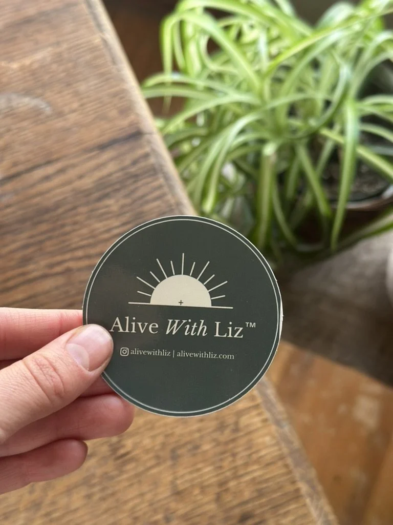 Alive With Liz | Logo Sticker