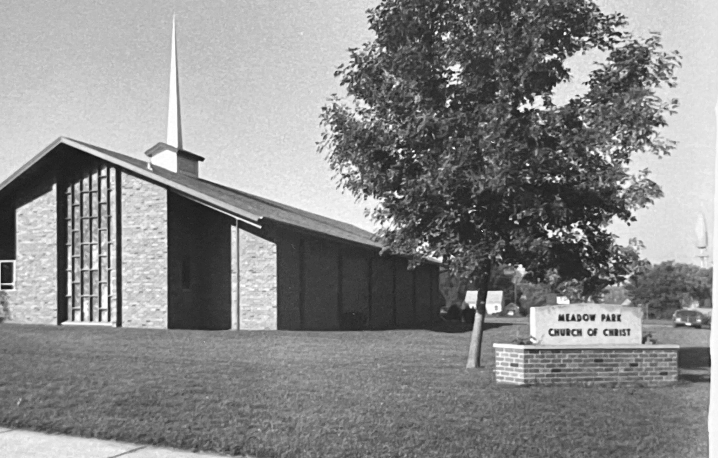 Continued growth lead to the purchase of the land purchase on 6th Ave SE with the intent to build a new, larger facility. We broke ground in 1967 and our Sunday service as Meadow Park first Church of Christ followed a year later.
