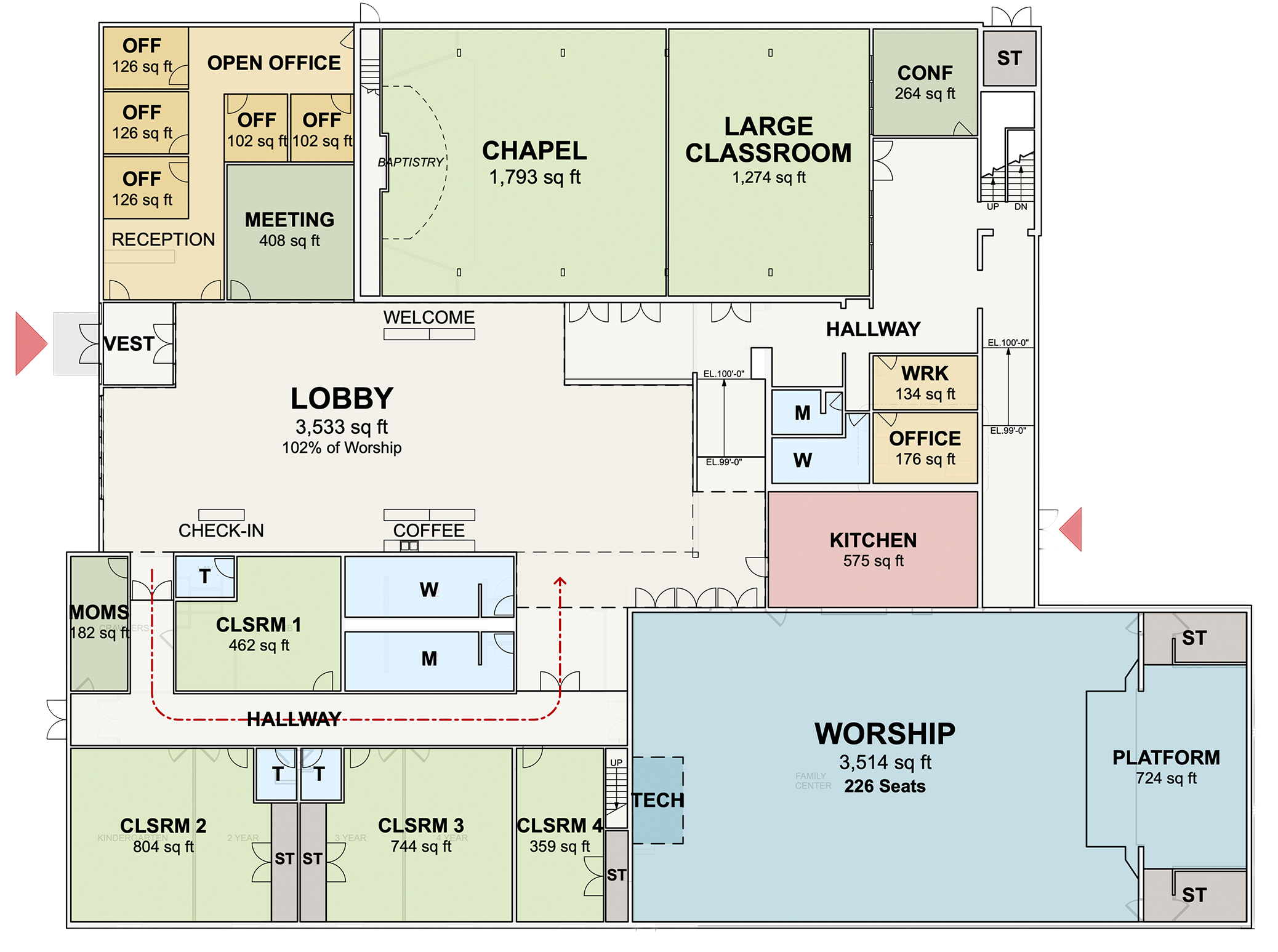 Hope Overflowing Floor Plan and Design