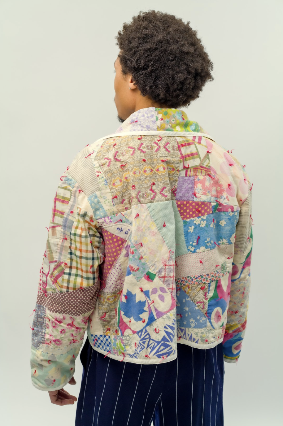Cropped quilt jacket by Made By Meg on Ela é.