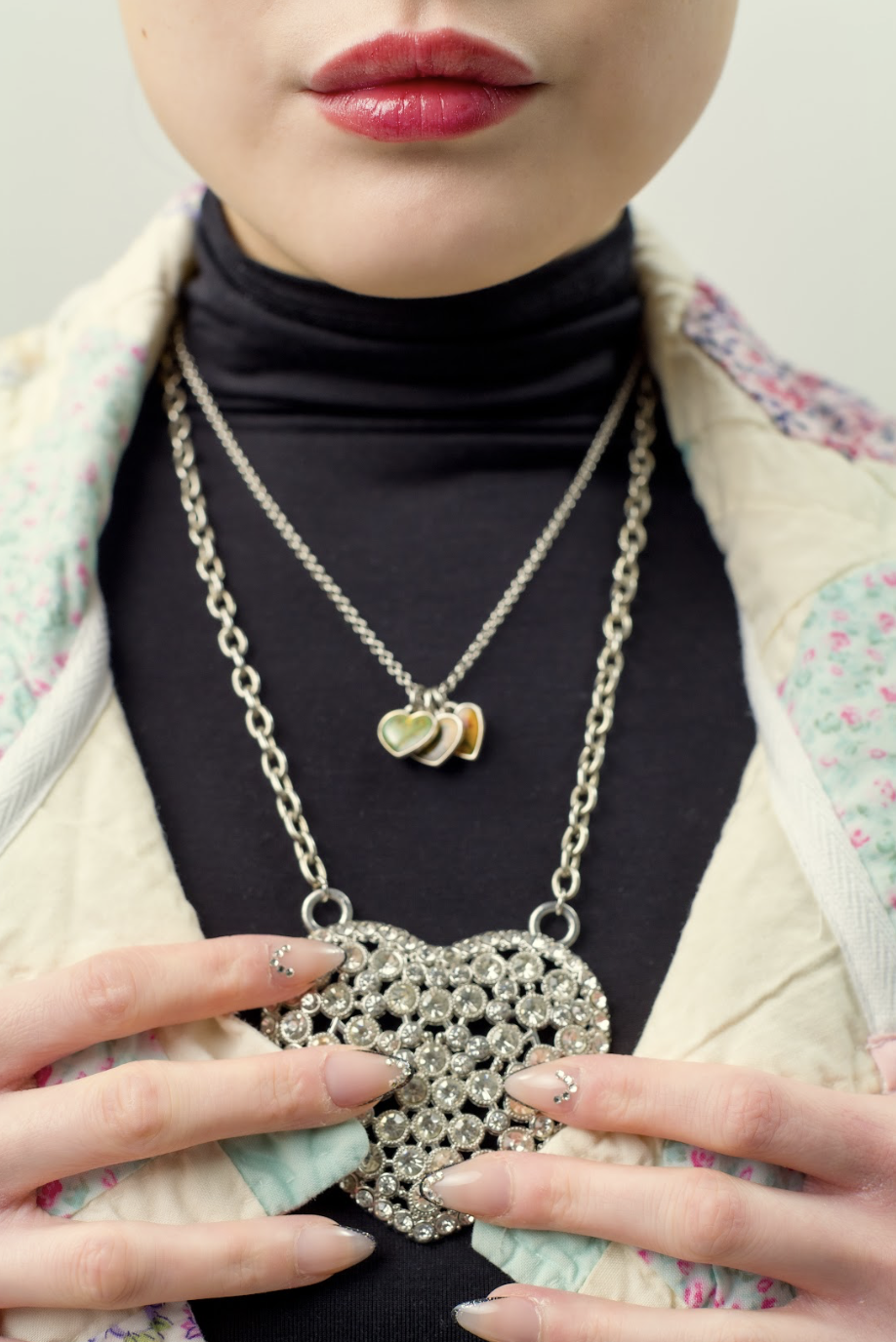 Biggest Heart Necklace by Talking Fashion on Ela é.