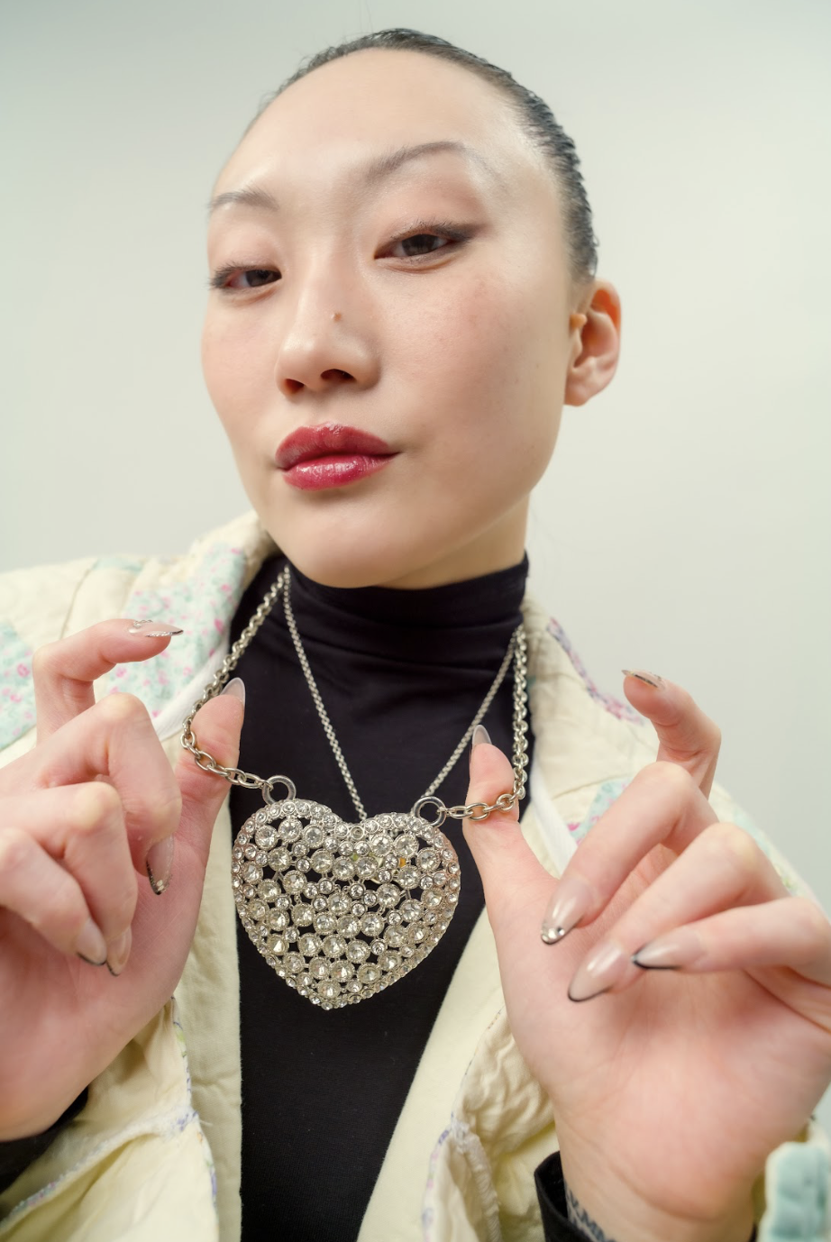 Biggest Heart Necklace by Talking Fashion on Ela é.