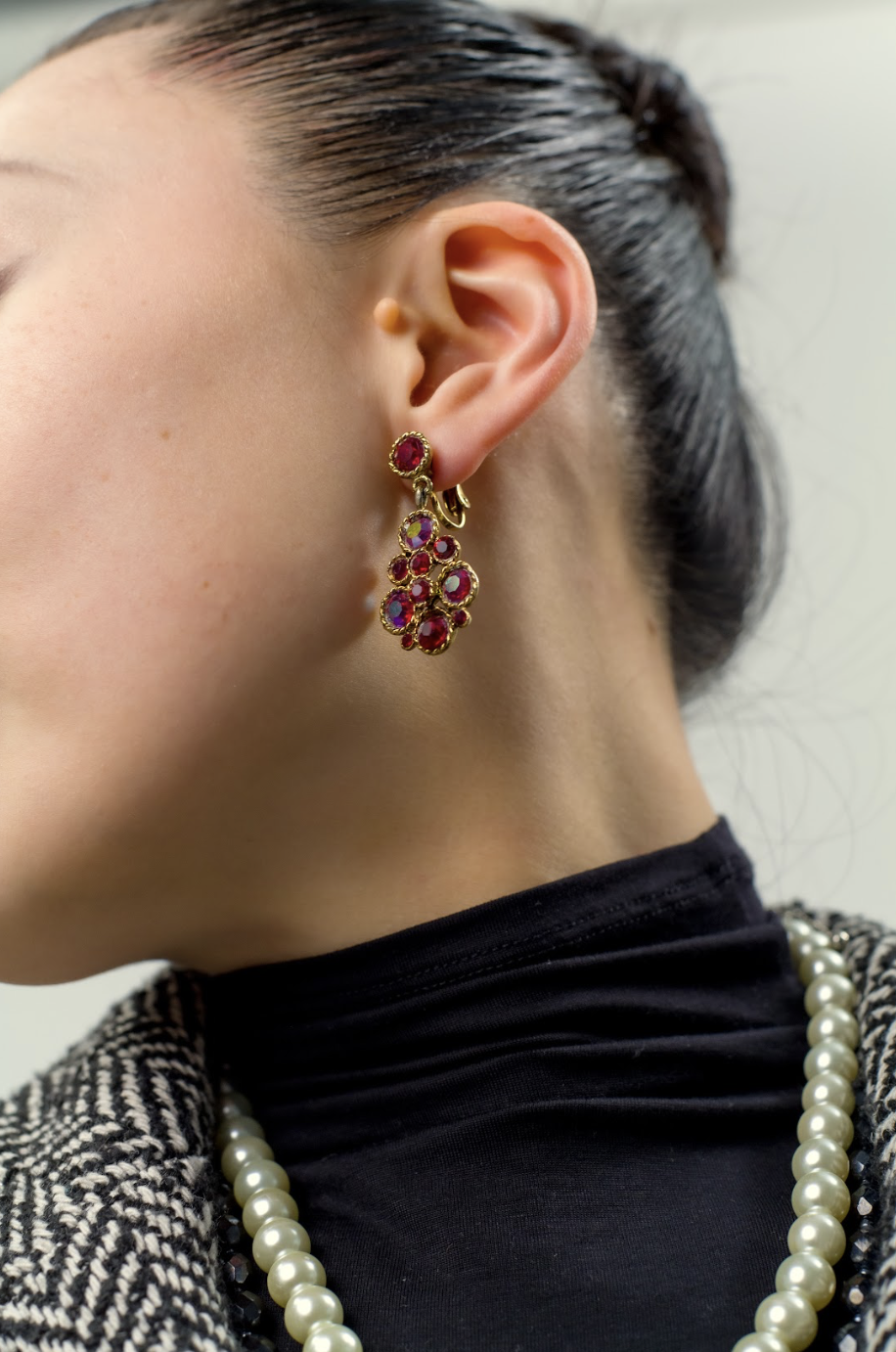 Red Crystal Dangles