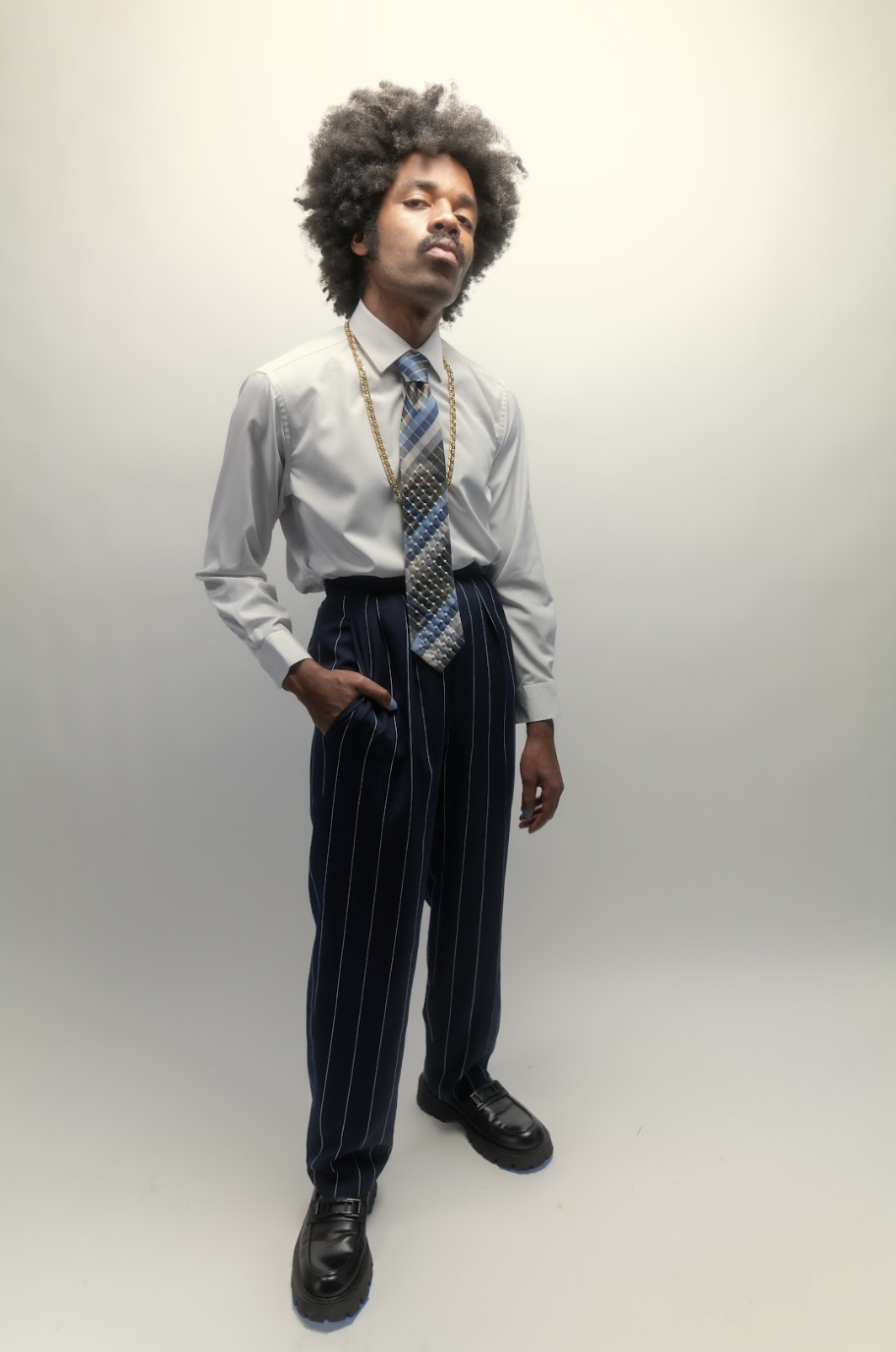 90's Pinstriped Dress Pants