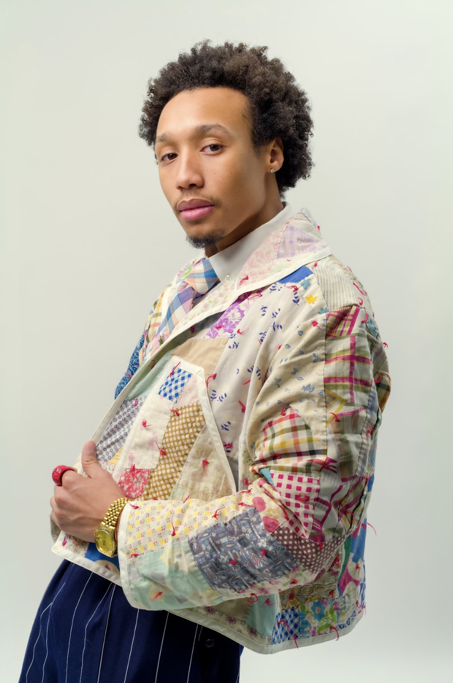 Cropped quilt jacket by Made By Meg on Ela é.