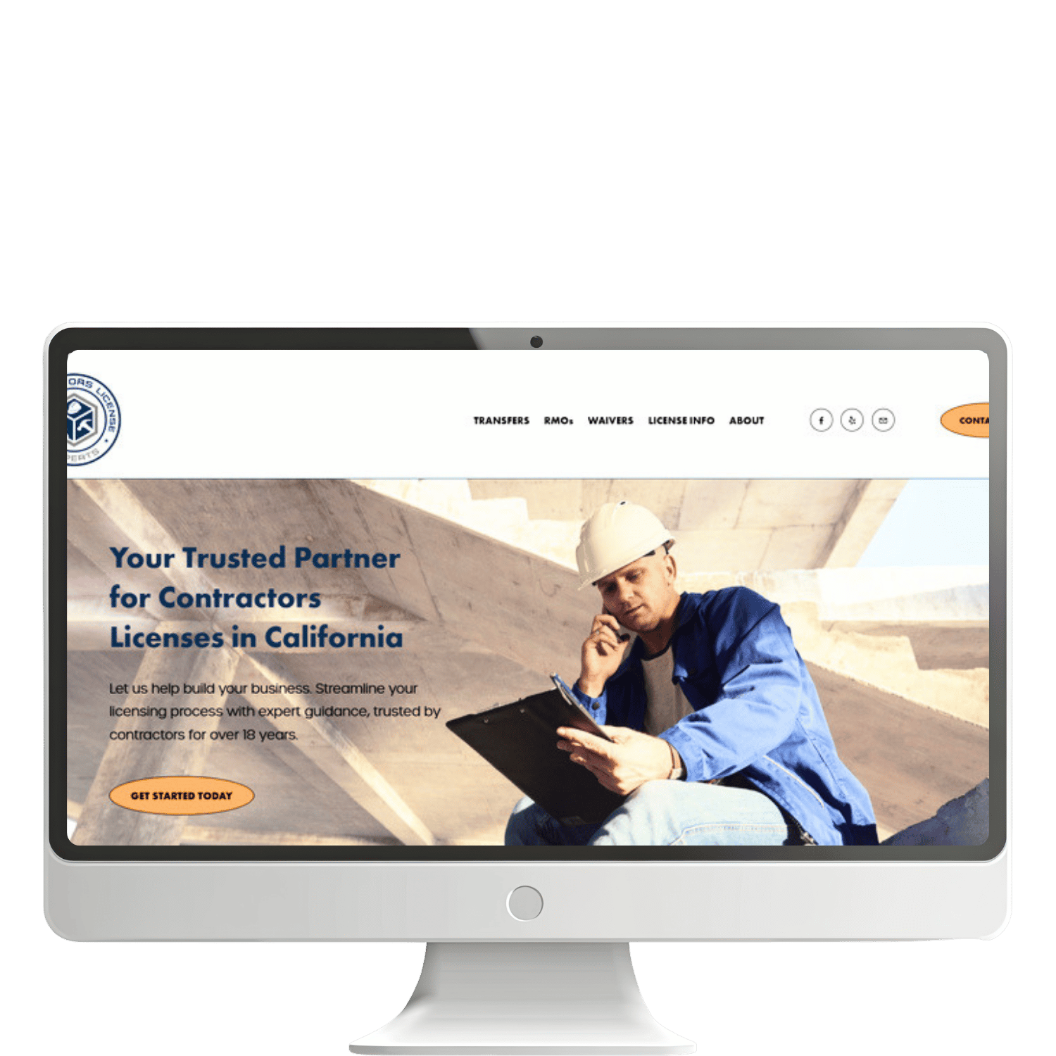 Contractor licensing website