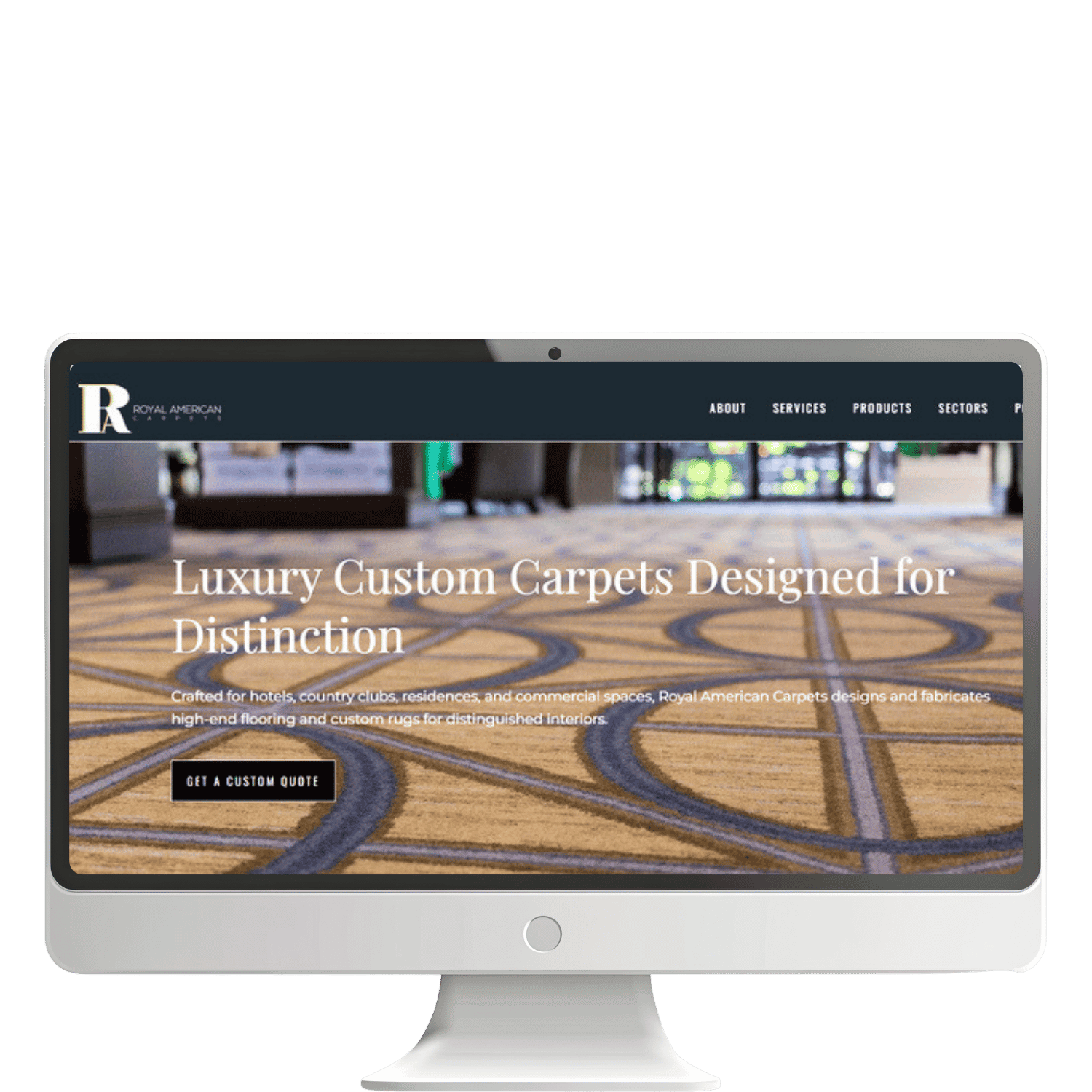 Royal American Carpets website