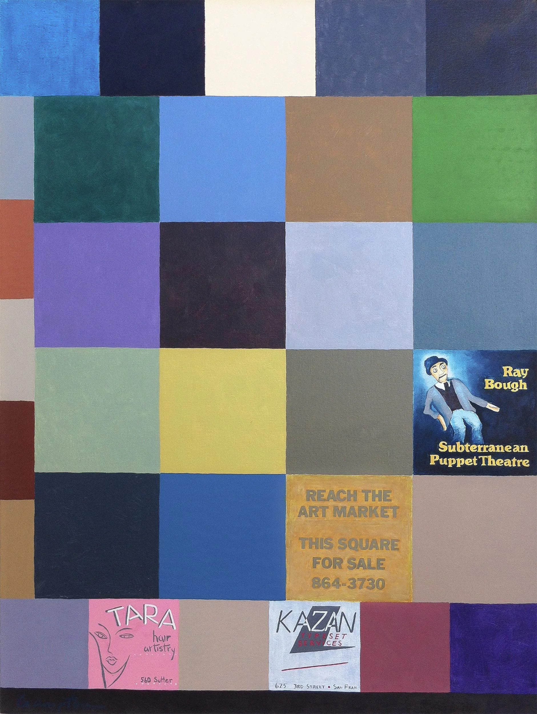 Kazan Squares. (I sold three squares to friends' businesses), mostly oil