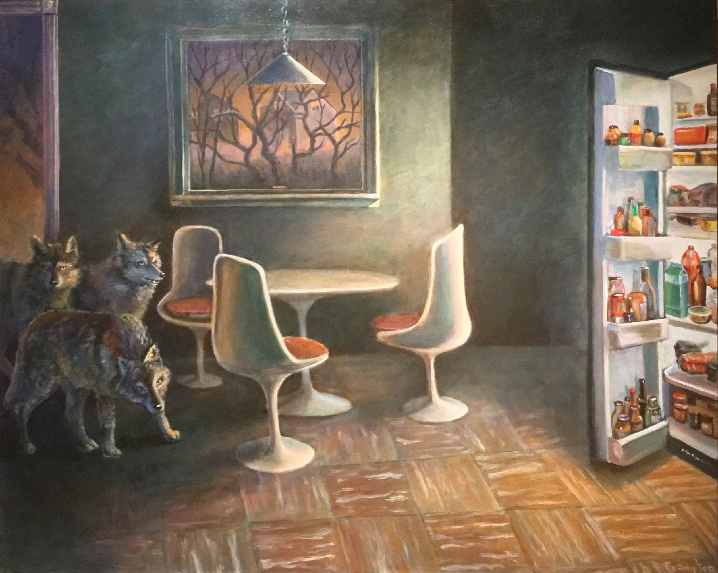 Wolves in the Kitchen, 48x60x2