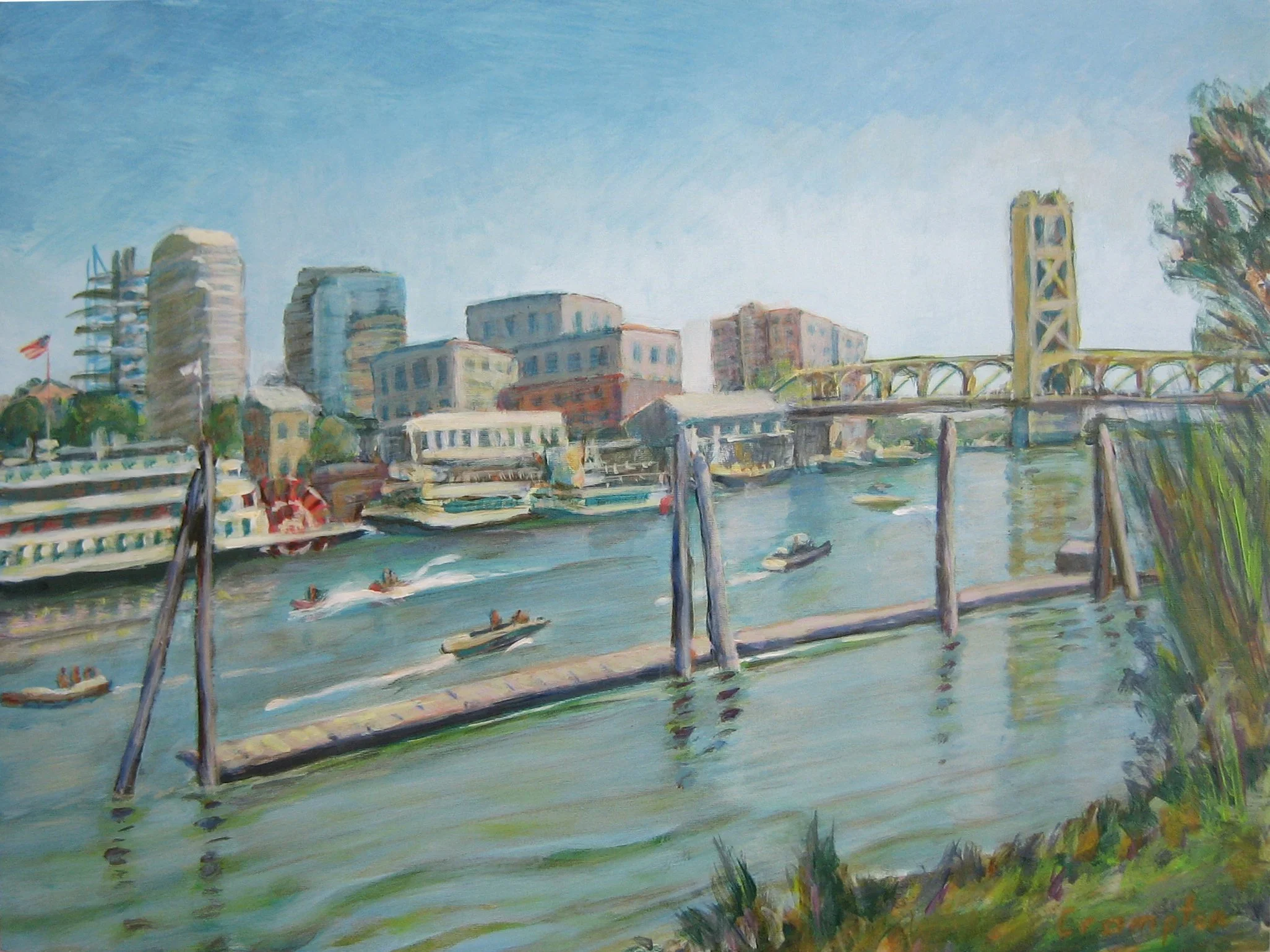 Sacramento River Crowded