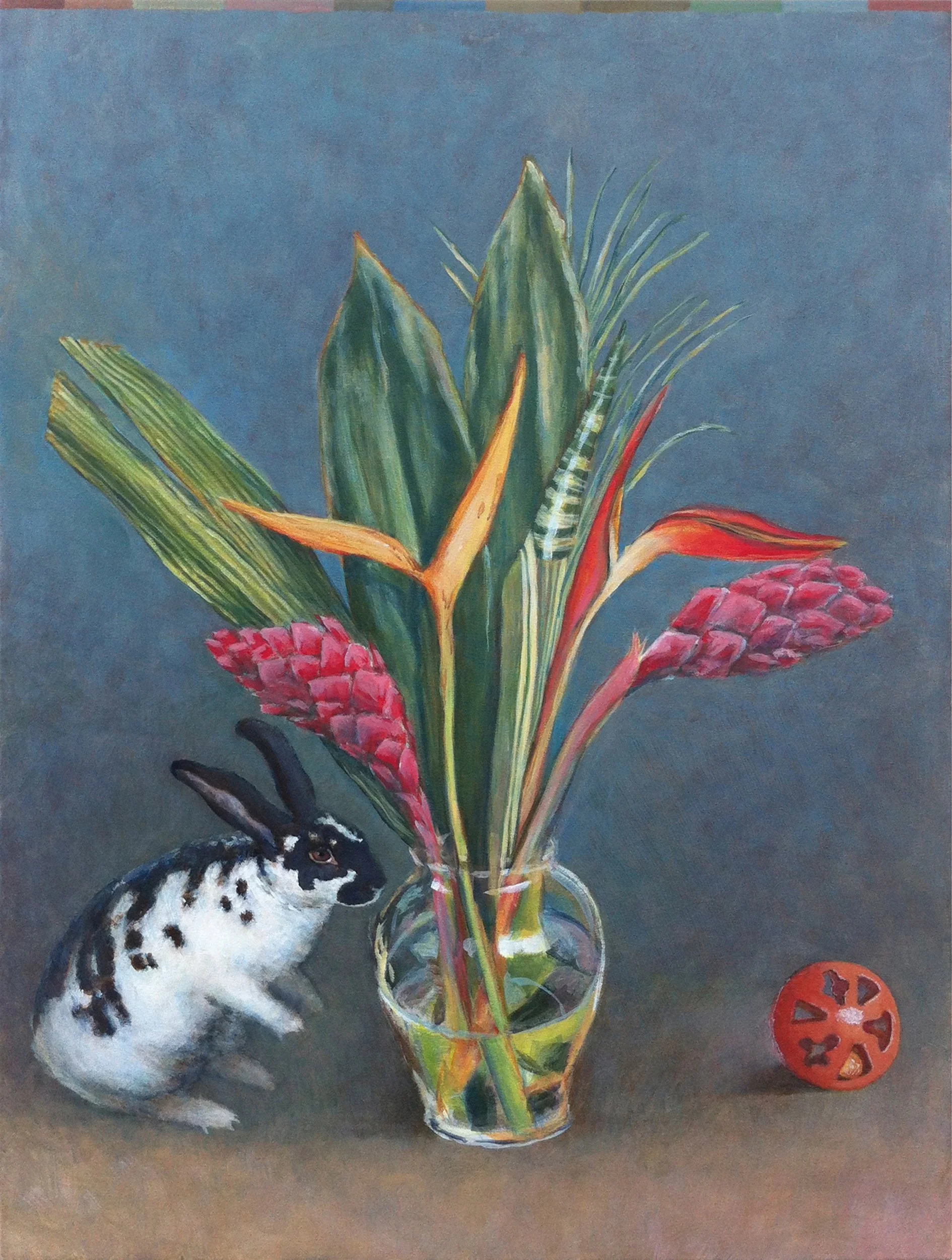 Flowers with Rabbit