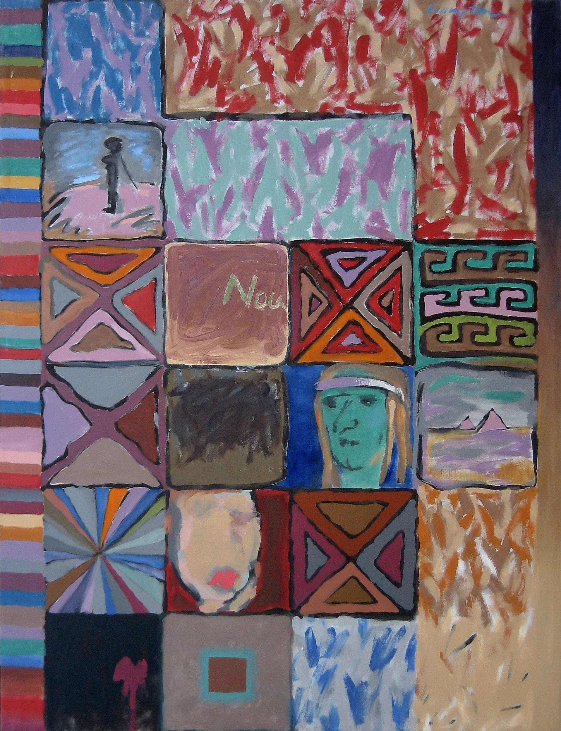 HooDoo Guru painting, destroyed