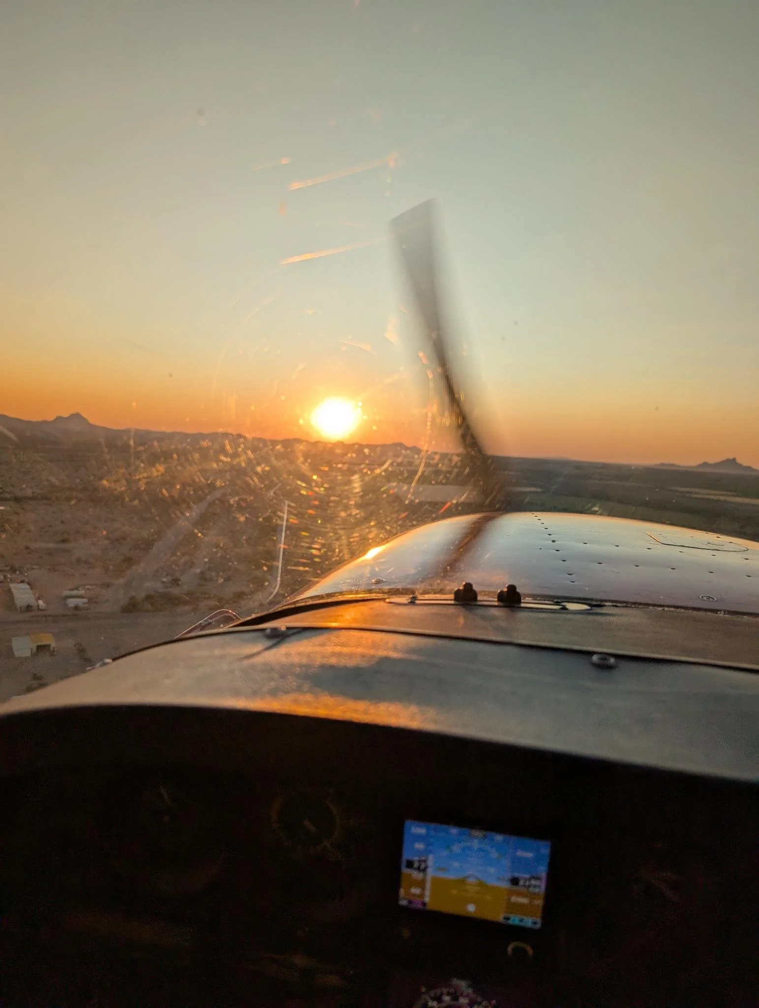 Arizona Intensive Flight Training Skyhawk Sunrise Solo Flight