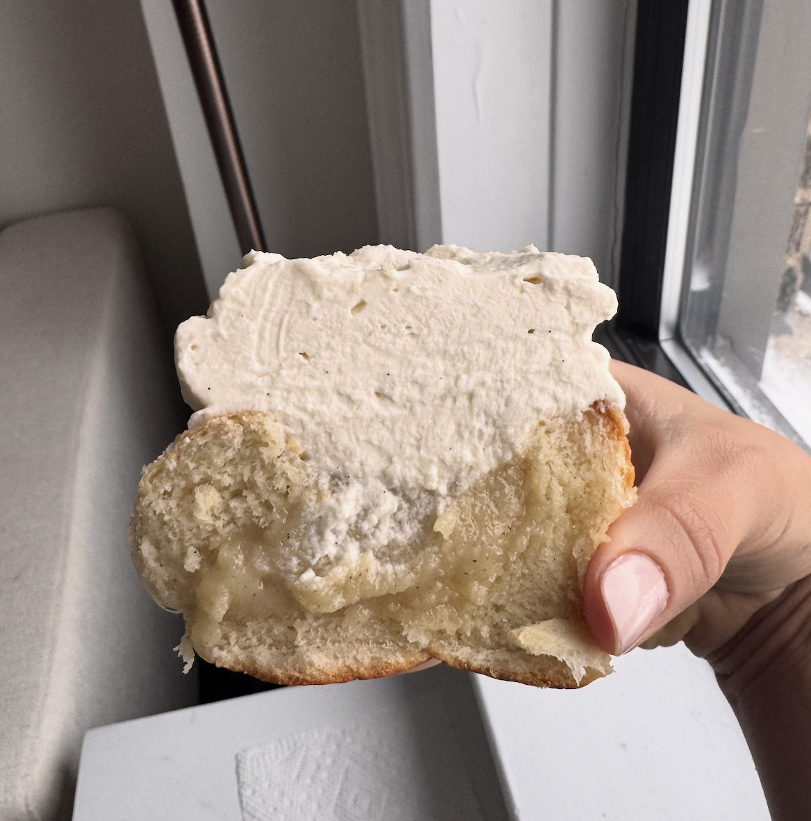 Inside the semla (because this is obviously the best part) 