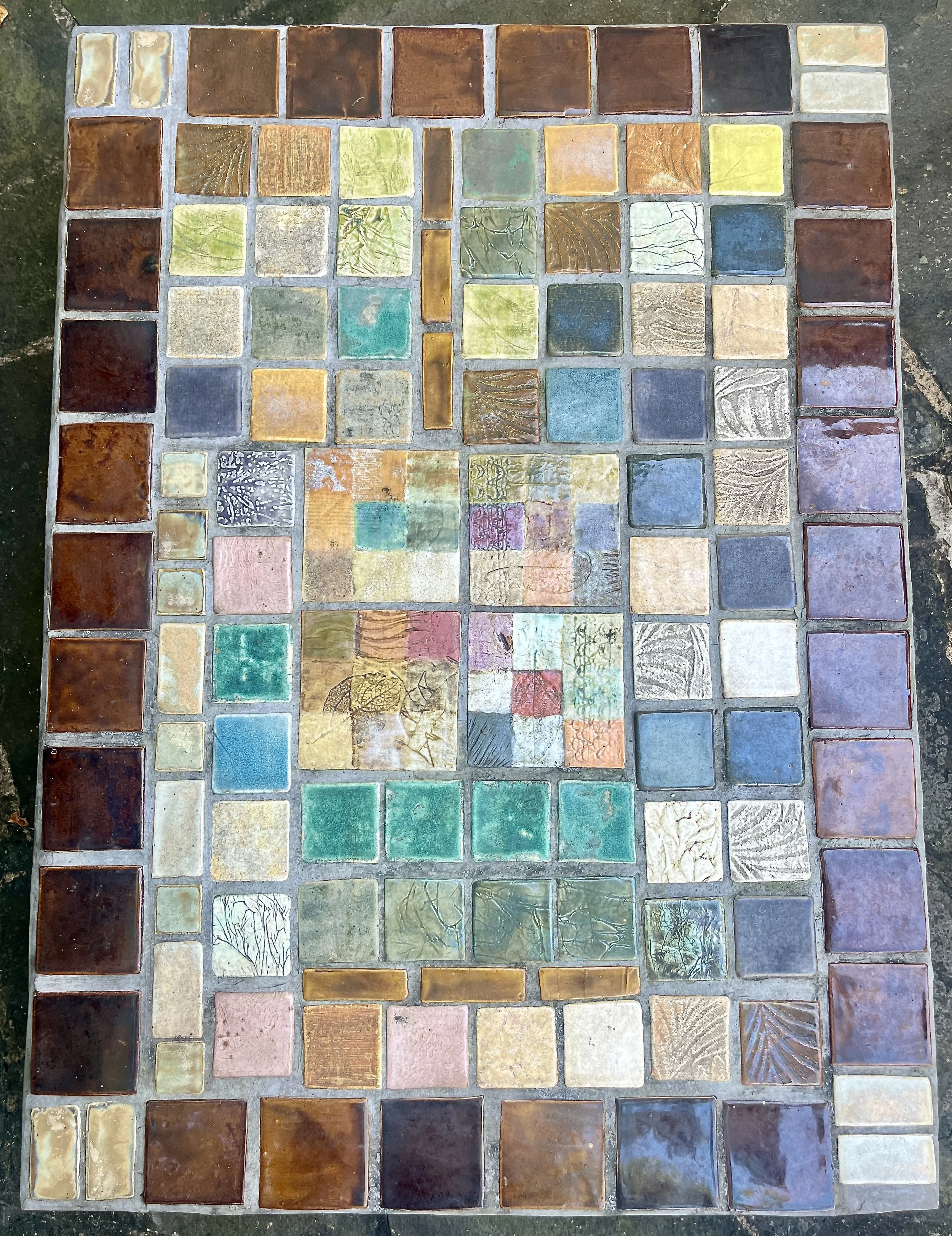 "Tile Table" 2018, mixed media, 46" x 33"