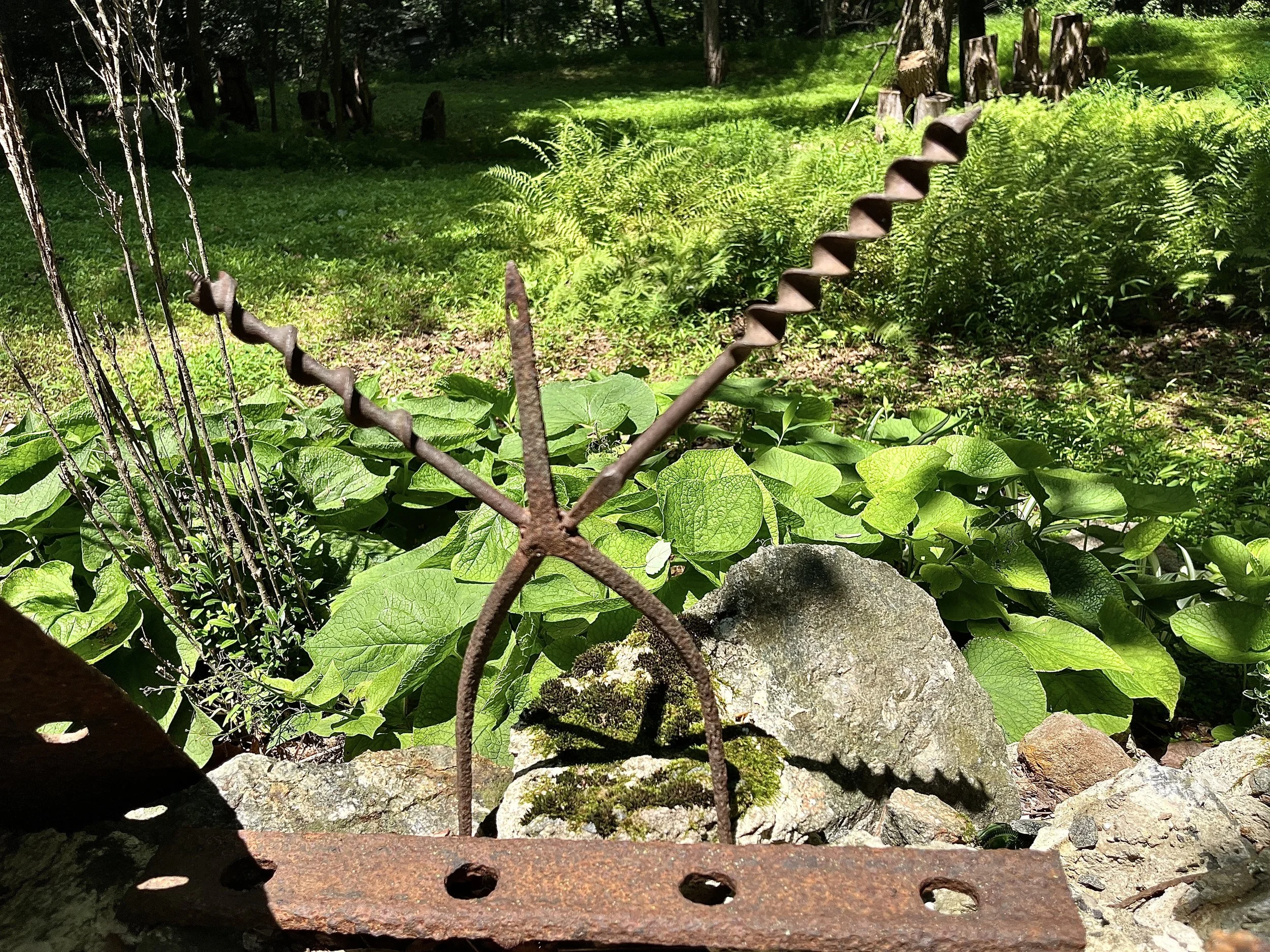 Y Guy 2019, steel, 13.5" x 12.75" (Private collection)