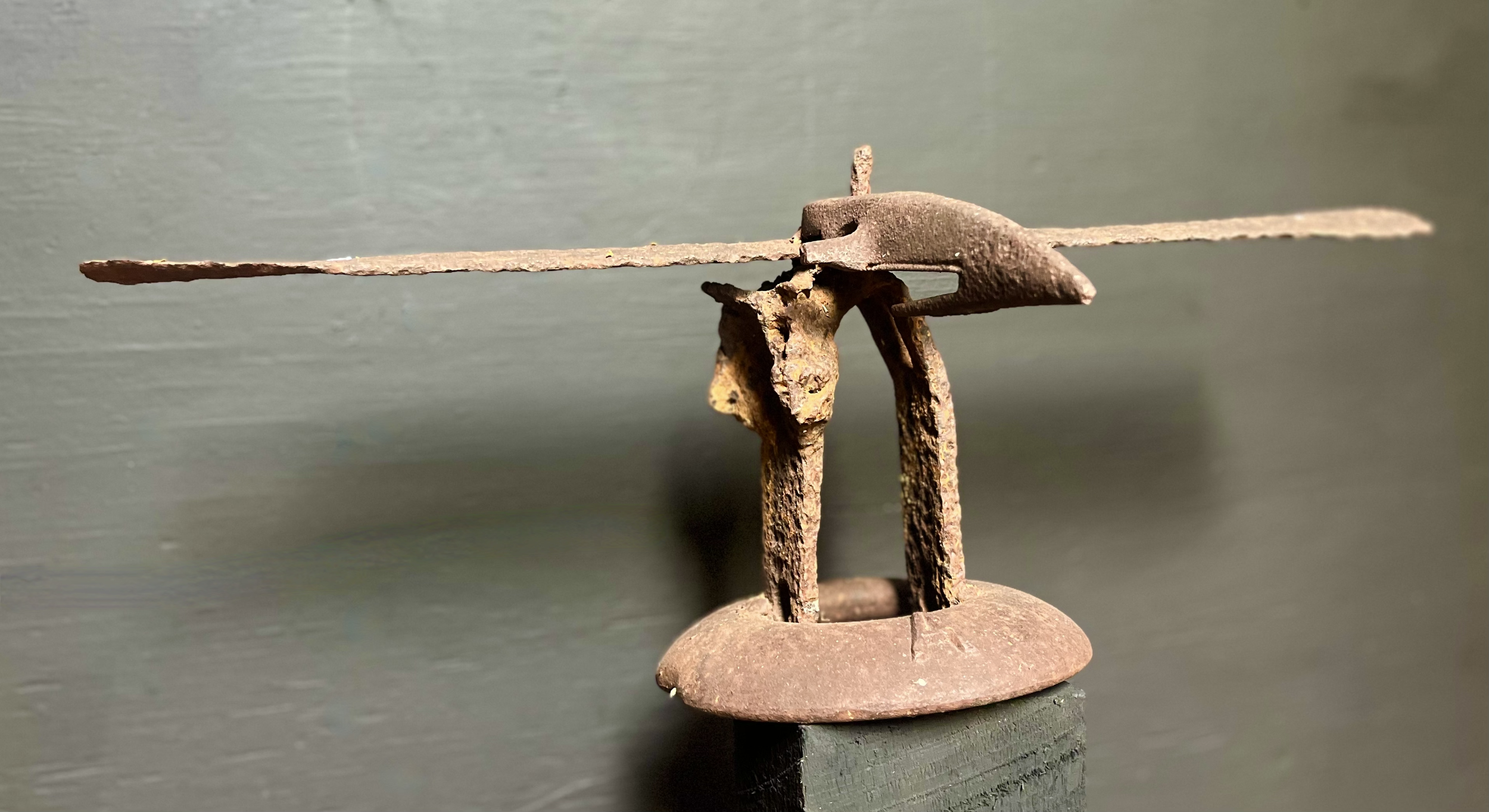 "Moto Dali Bird" 2019, (Amgigucene) steel, (Private collection)