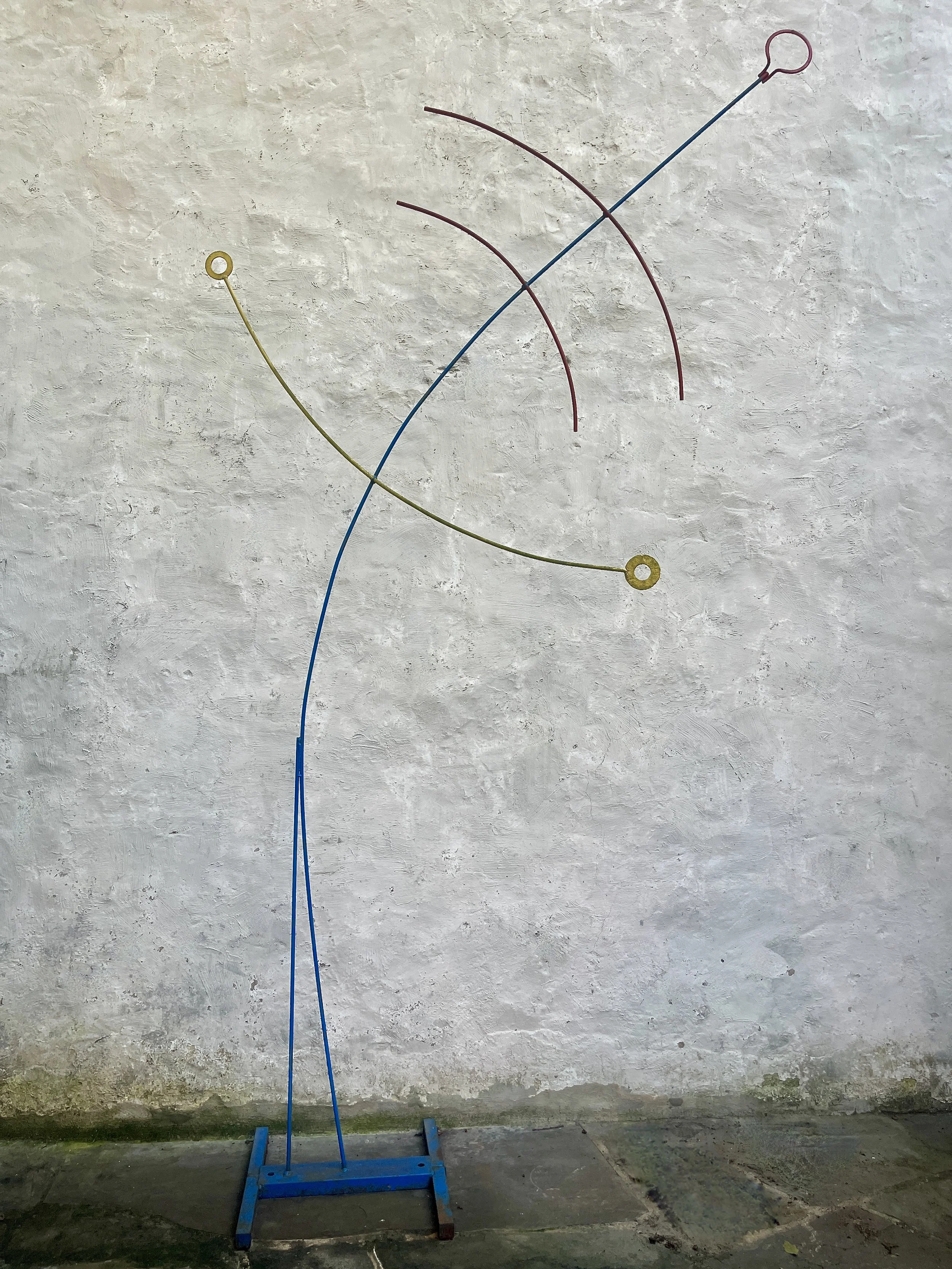 "Twanger" 2017, steel, 120" x 56"
