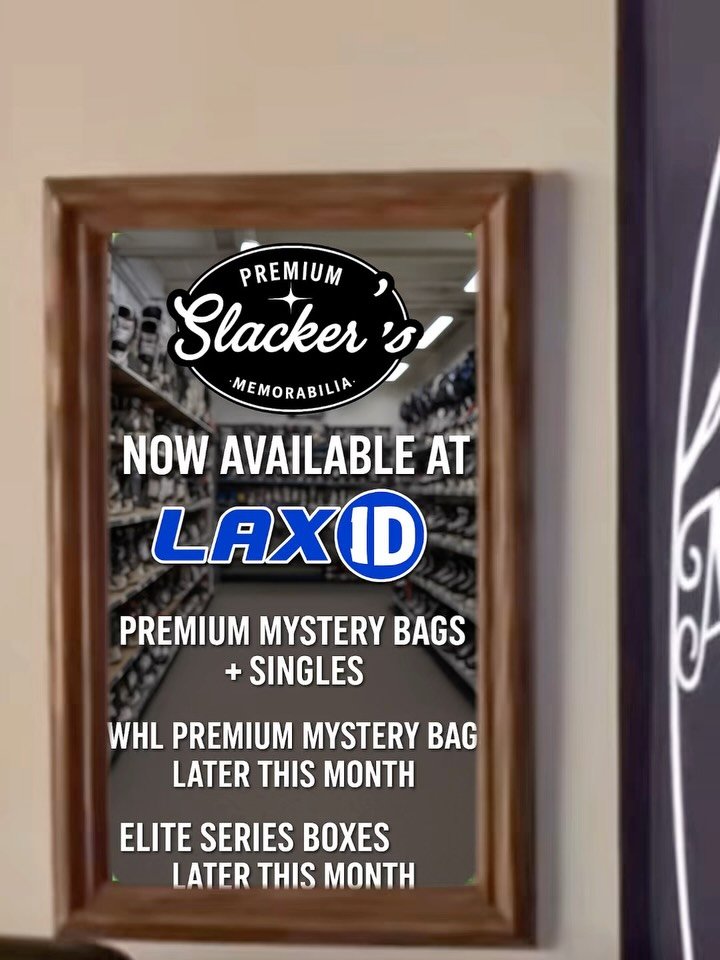 🔥 NOW AVAILABLE IN-STORE AT LAX ID 🔥

Slacker&rsquo;s Memorabilia has officially landed at LAX ID (Idaho IceWorld Location) in Boise, ID 🏒✨

Right now you can grab:
🎁 Premium Mystery Bags &mdash; one card, big potential.
💎 A wide variety of sing
