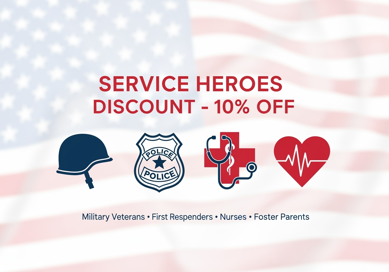 Honoring Our Service Heroes: 10% Discount for Those Who Serve