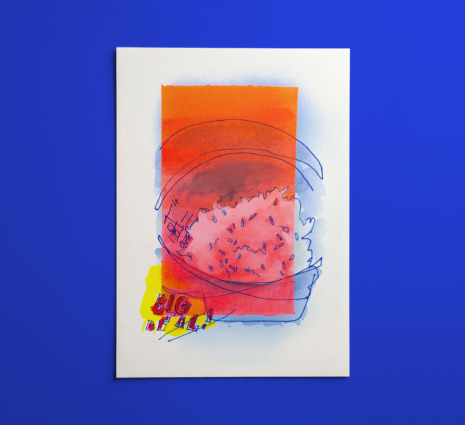 'Big Deal' art print (5x7)