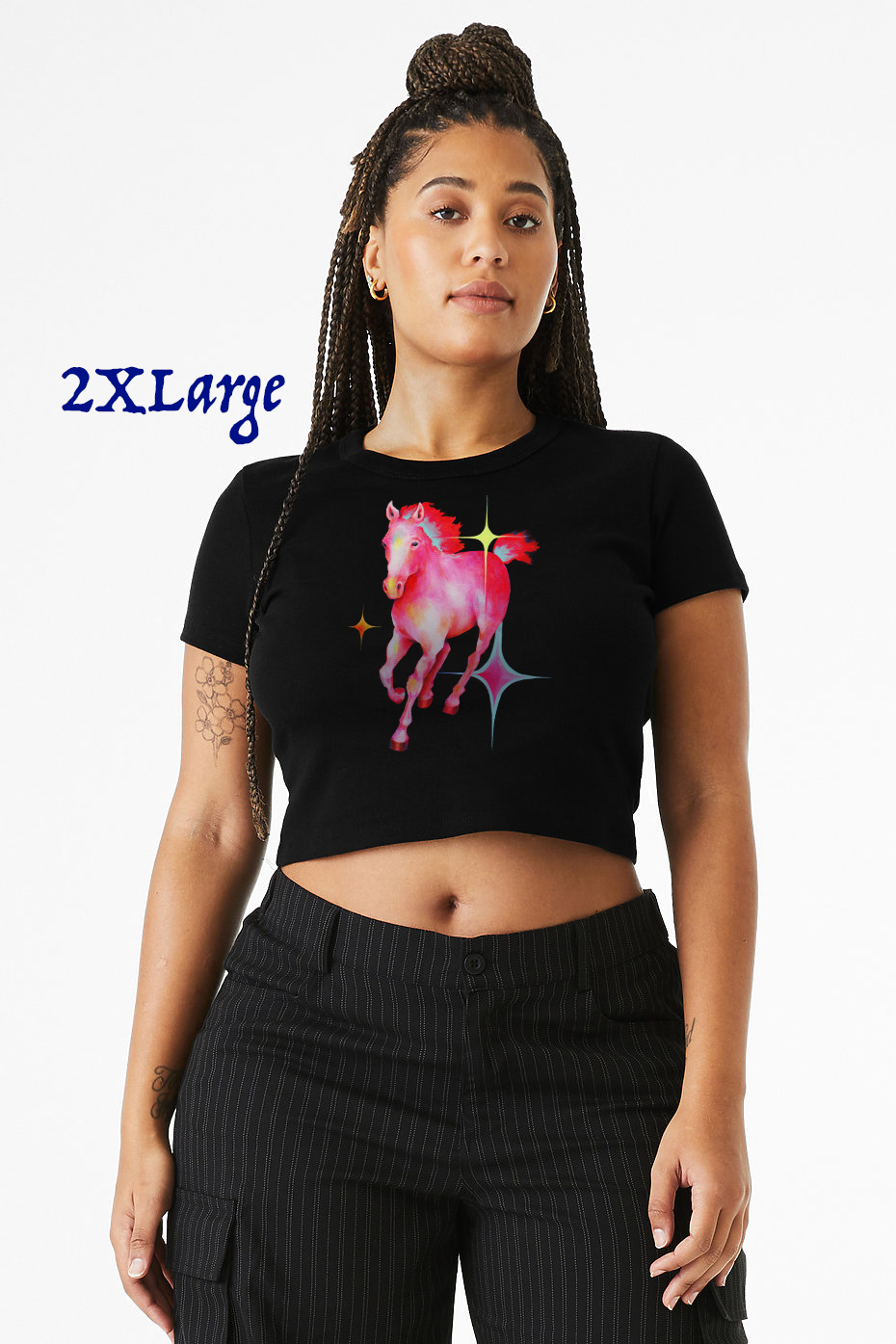 Lunar Horse Cropped Tee (2XLarge)