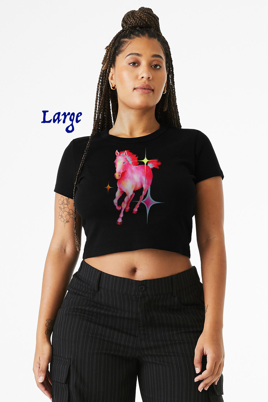 Lunar Horse Cropped Tee (Large)