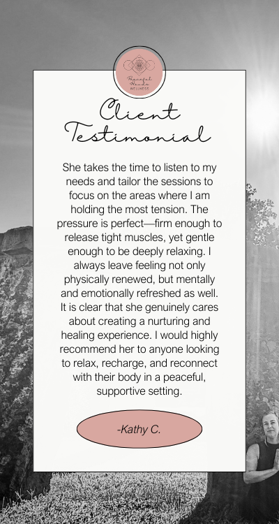 Leanne Peace performing Esalen massage in Green Creek NC