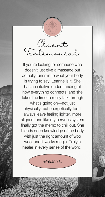 Leanne Peace performing Esalen massage in Green Creek NC