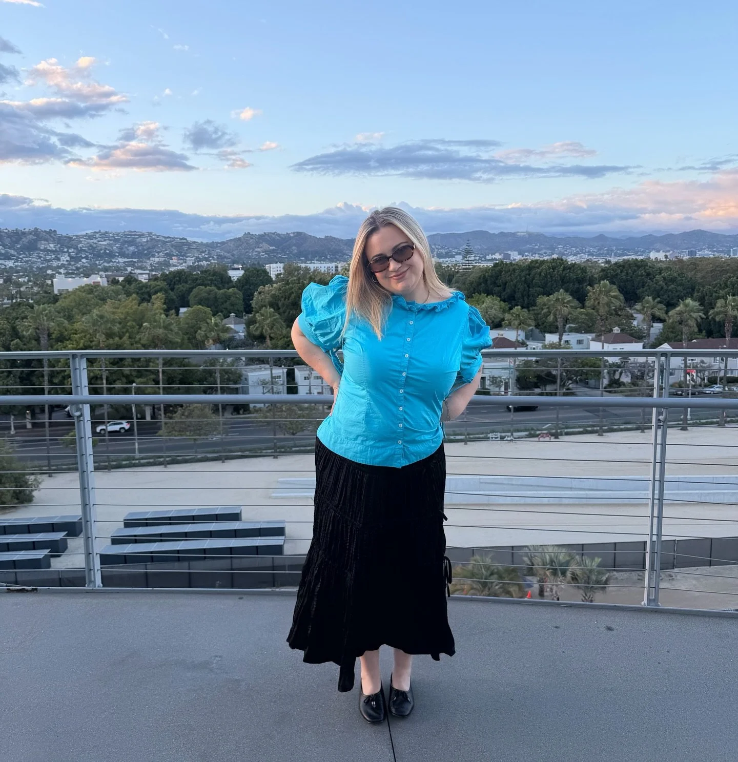 I told @liz_flora I looked a little Amish today for a picture but she said it was giving Scandinavian 💁&zwj;♀️ TY @chanel.beauty @welovecoco for the preview to the Marilyn Monroe exhibit at @academymuseum - it&rsquo;s v cool, go see it when it opens