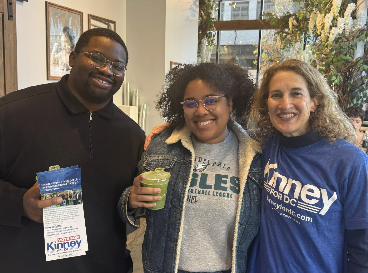 Today I met Alex from Navy Yard, who works at FEMA, and Andy from Silver Spring. Both see how federal interference impacts DC’s daily life -- whether you live here or spend your days here. DC needs reliable leadership and real autonomy. Not more agen