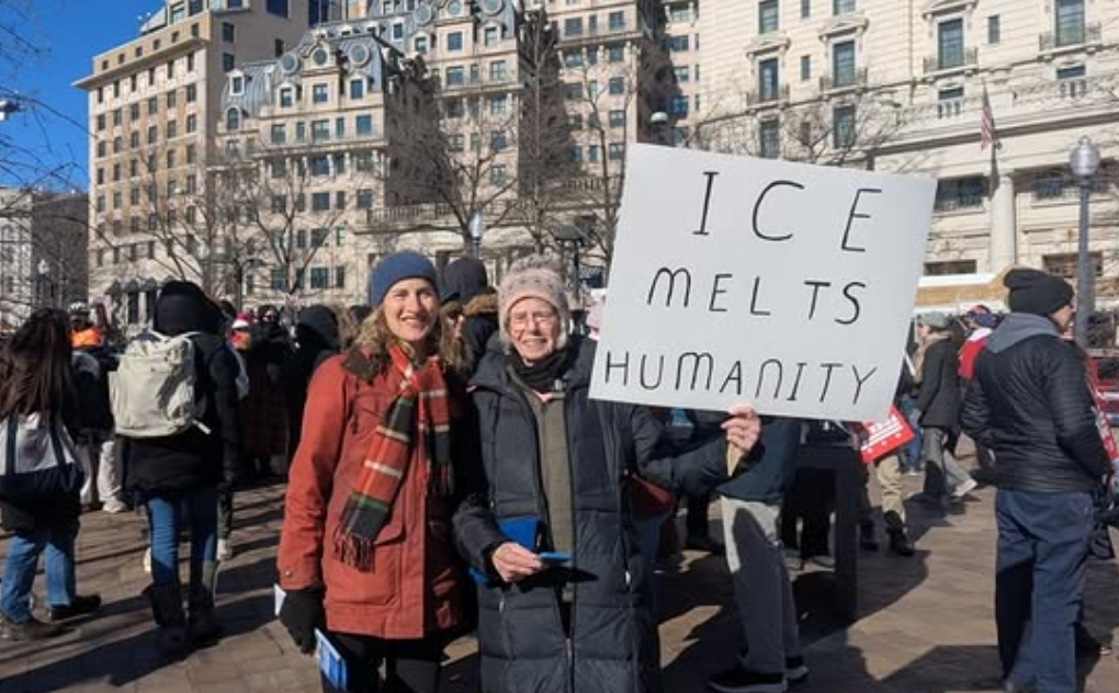 Spent this afternoon meeting neighbors and protesting this administration one year after its inauguration. Free DC.