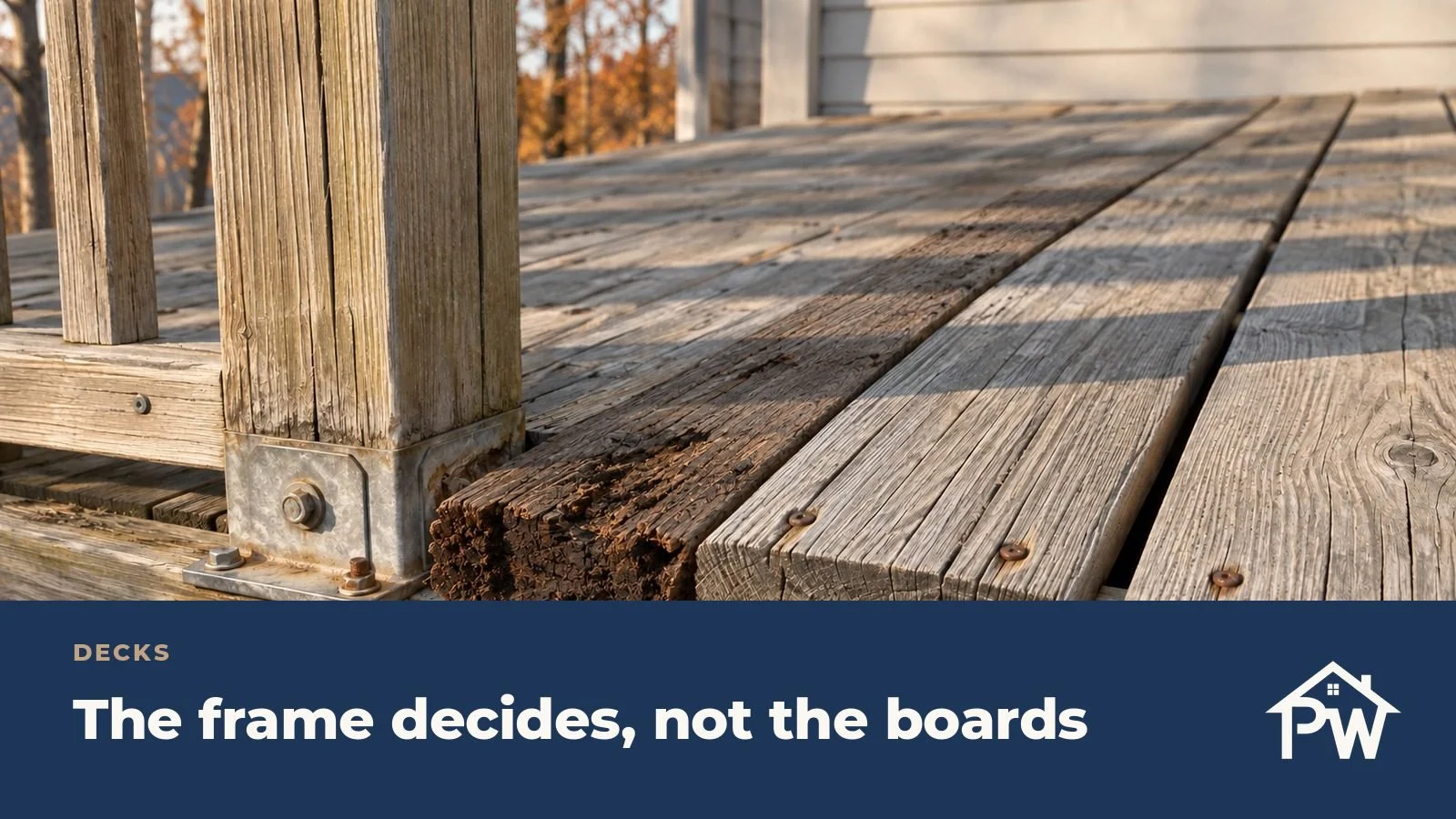 Should You Repair or Replace Your Deck? The Frame Decides