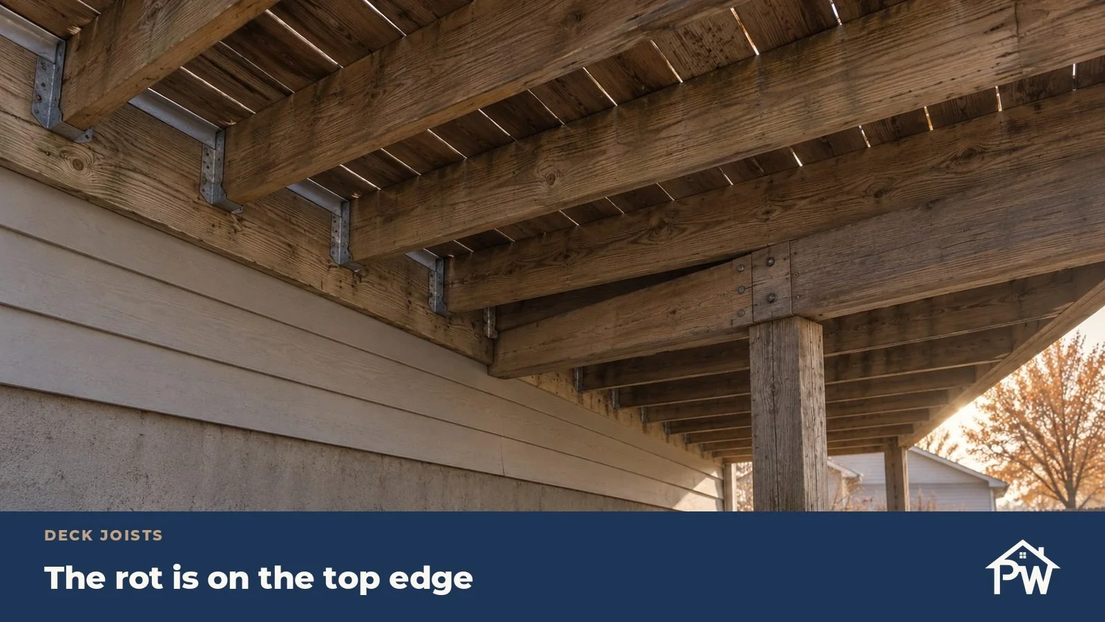 How to Tell If Your Deck Joists Are Rotten: The Pick Test