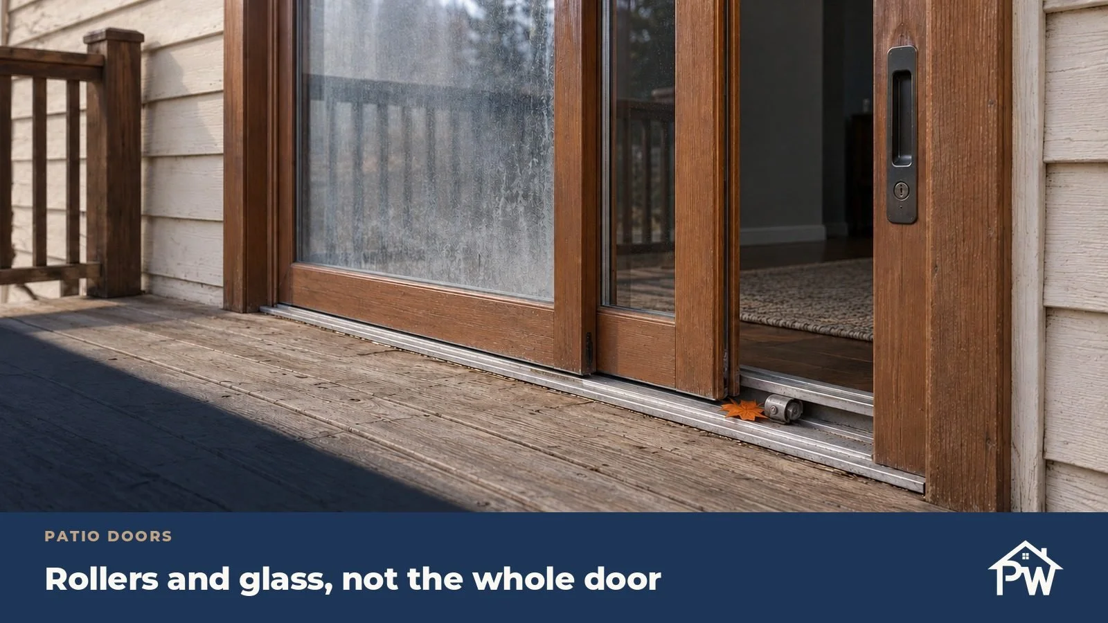 Repair or Replace a Sliding Patio Door? What Actually Decides It
