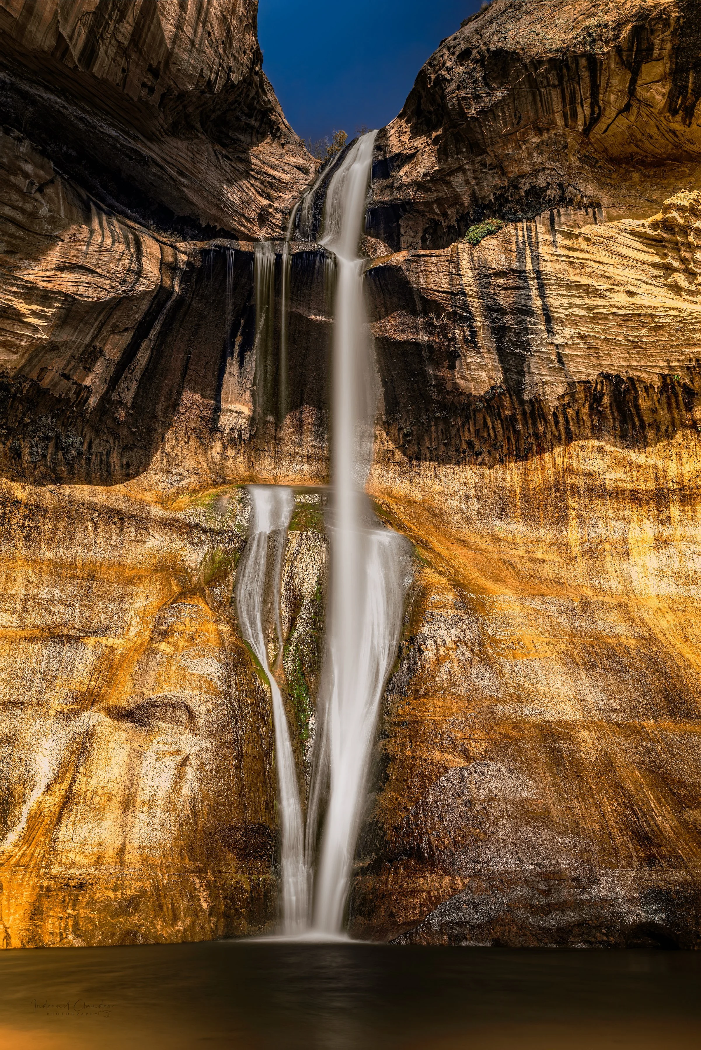 Calf Creek Falls TruLife Acrylic Wall Art - Indranil Chandra Photography