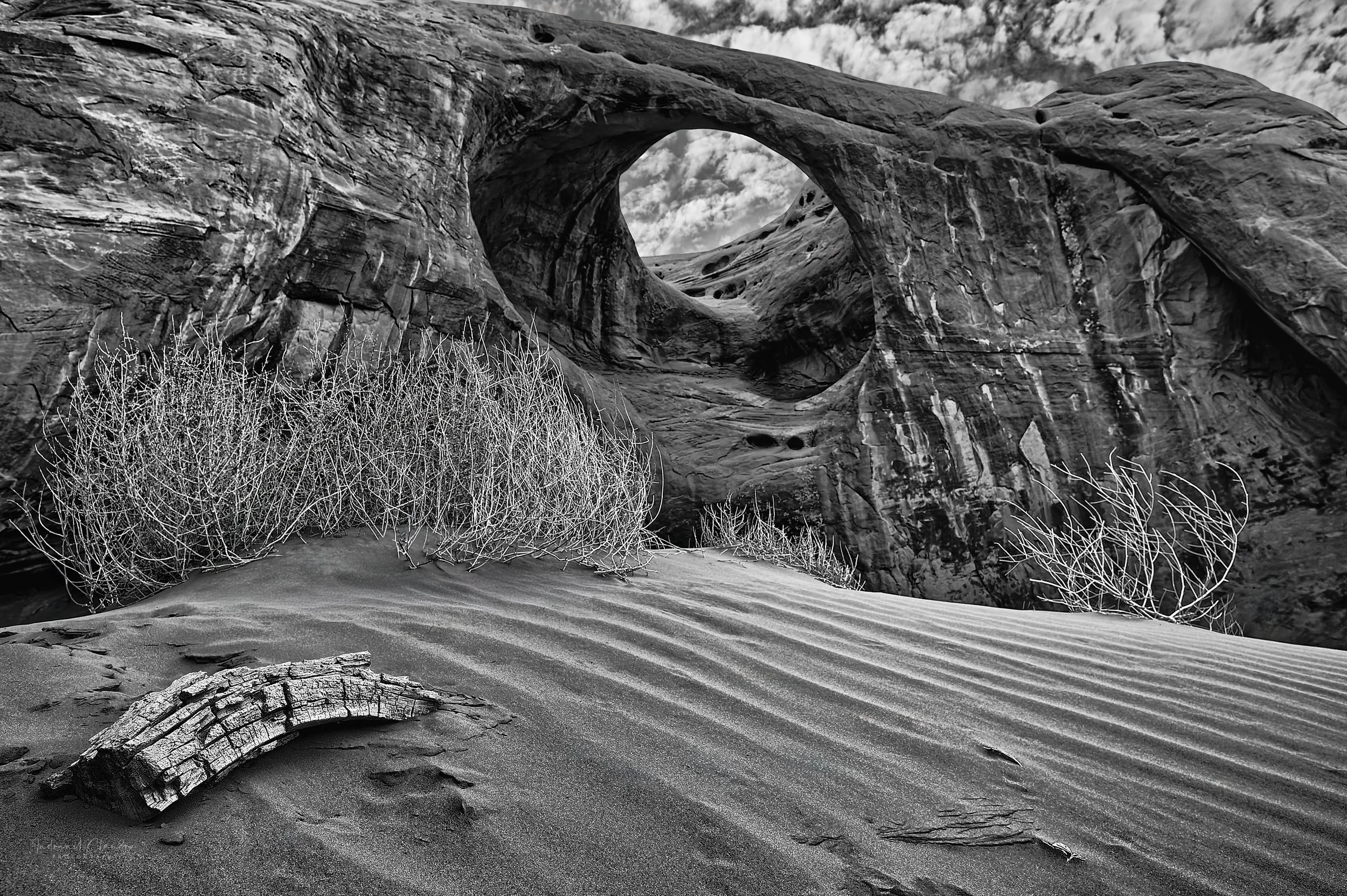 Moccasin Arch in Monument Valley TruLife Acrylic Wall Art - Indranil Chandra Photography
