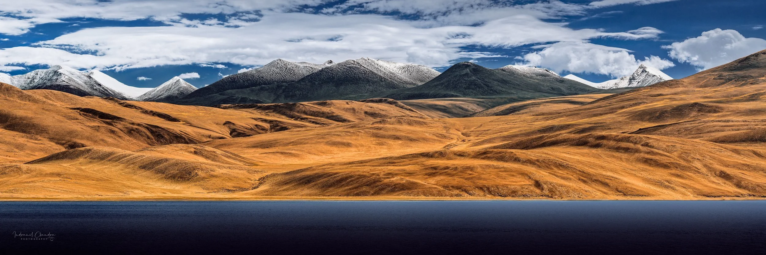 Tso Moriri Panorama TruLife Acrylic Wall Art - Indranil Chandra Photography