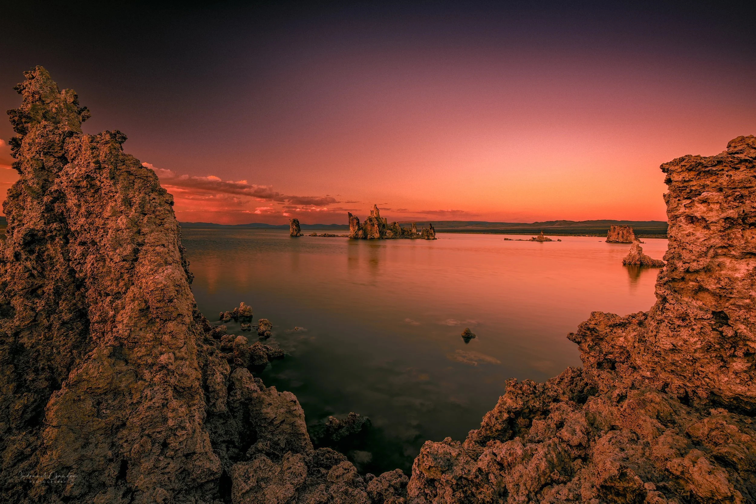 Mono Lake Sunset Fine Art Paper Print - Indranil Chandra Photography