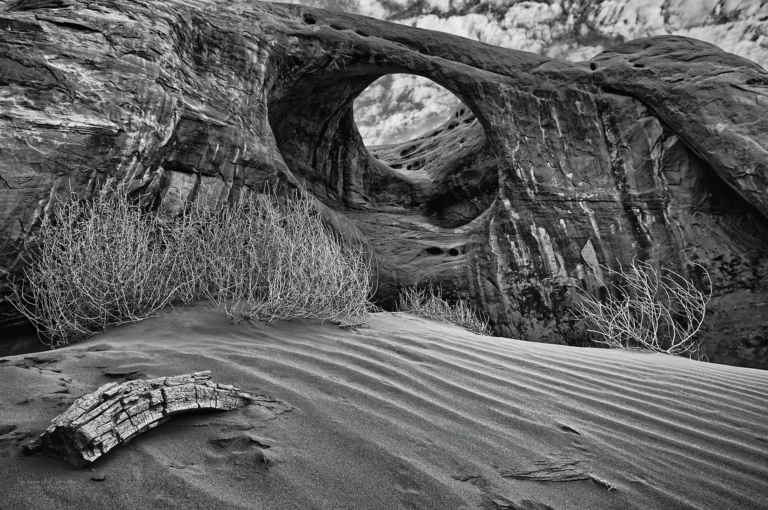 Moccasin Arch in Monument Valley Acrylic Wall Art