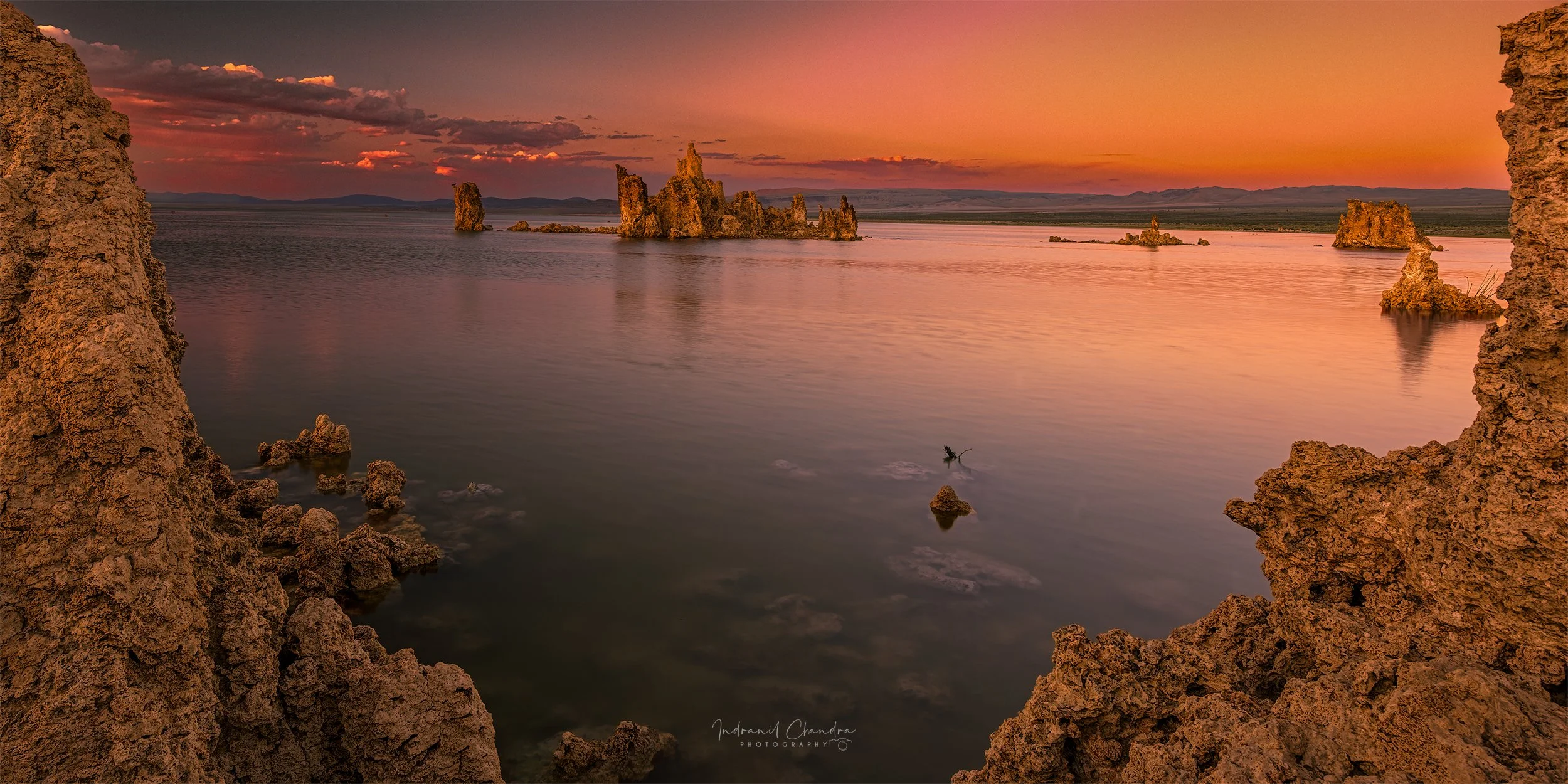 Mono Lake Sunset Standard Acrylic Wall Art