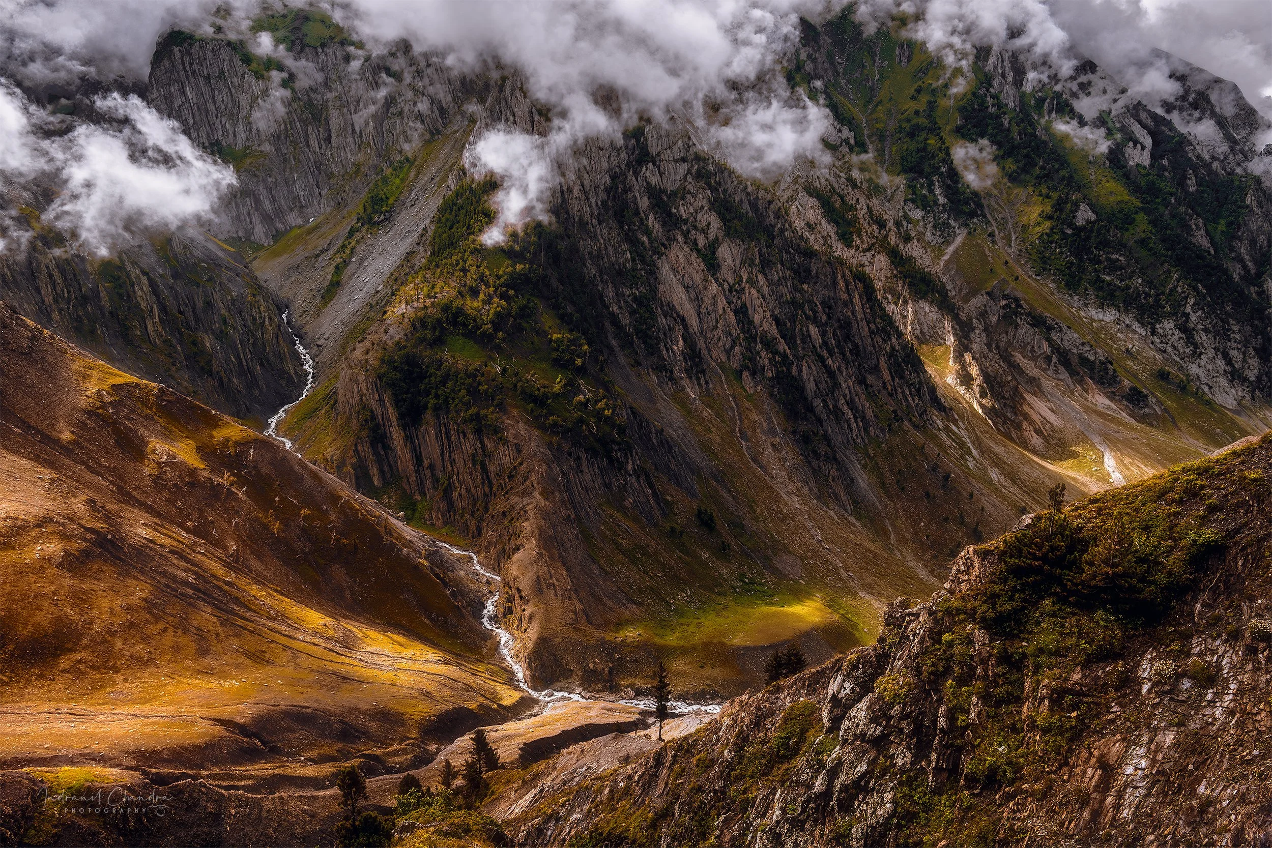 Sonamarg Valley Meltwater Stream Gallery Metal Wall Art - Indranil Chandra Photography