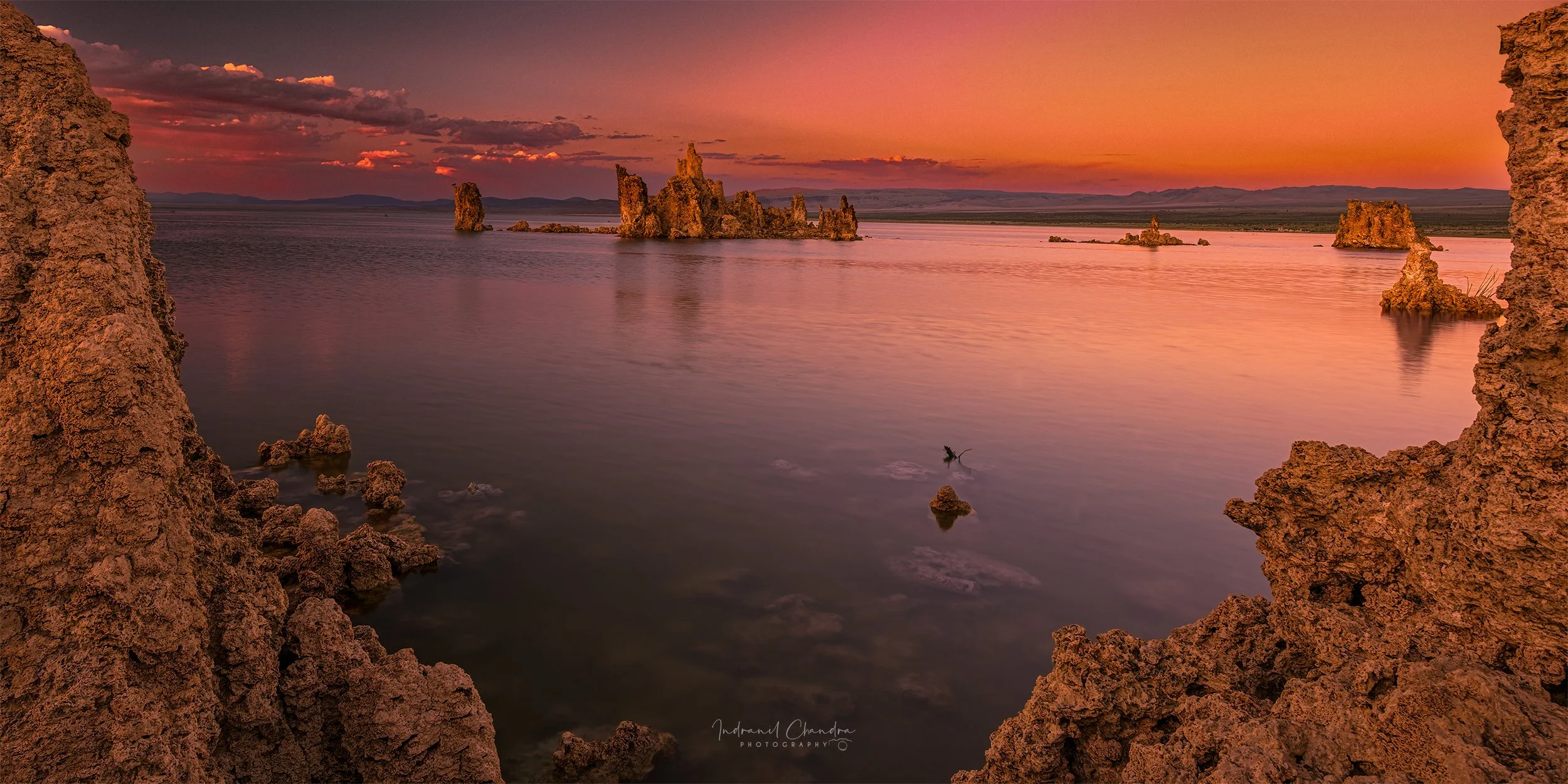 Mono Lake Sunset Standard Acrylic Wall Art
